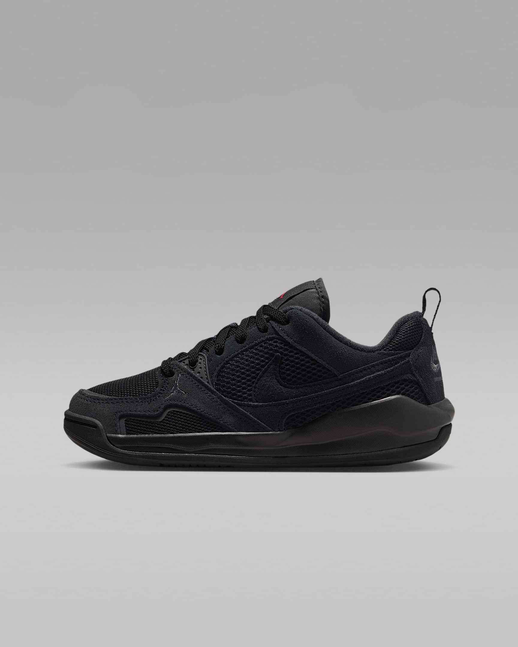 Jordan CMFT Era Jordan 舒释鞋大童运动鞋 - 黑/健身红/煤黑/黑