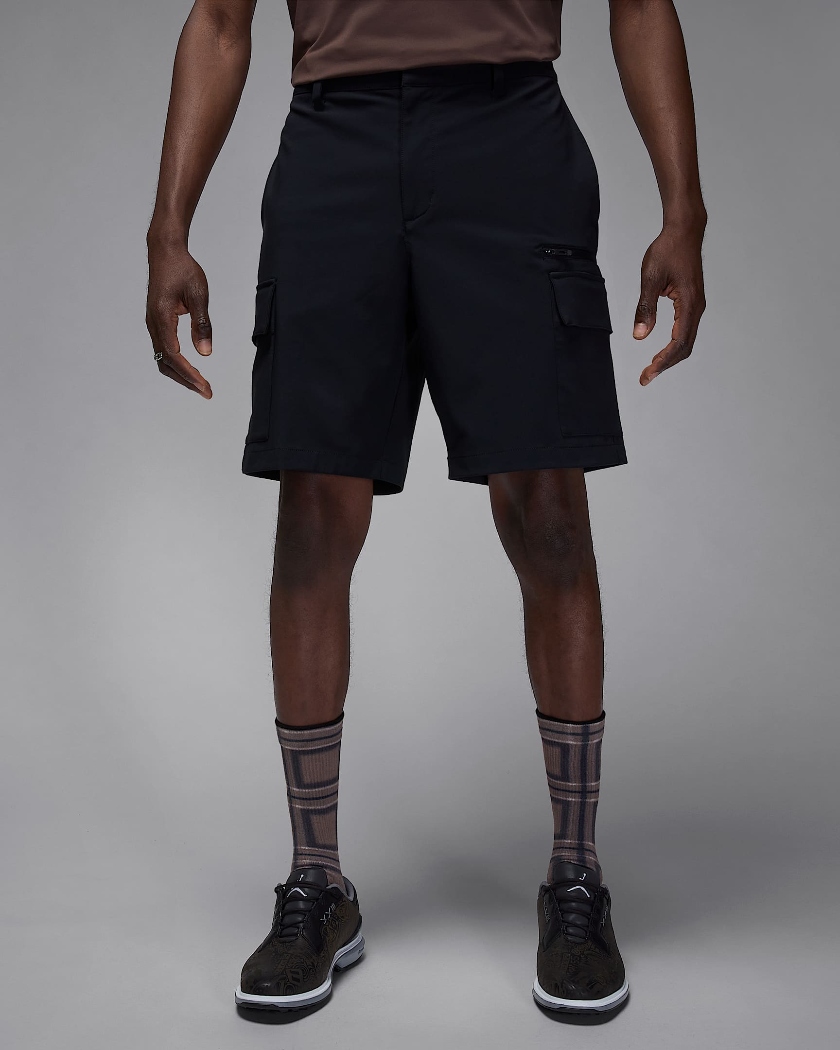 Jordan Sport 男子拒水高尔夫工装短裤 - 黑/黑