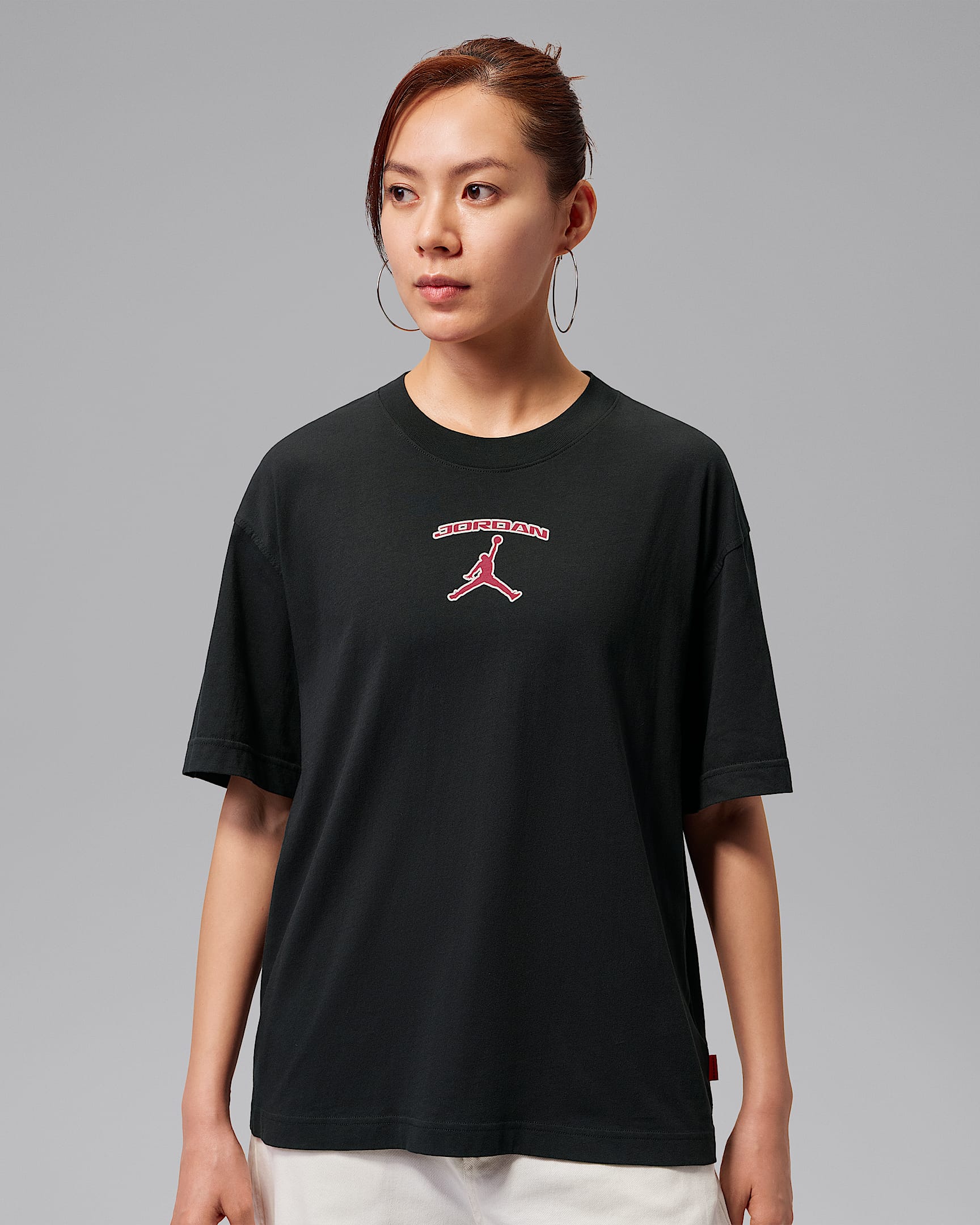 Jordan 女子短袖T恤 - 黑