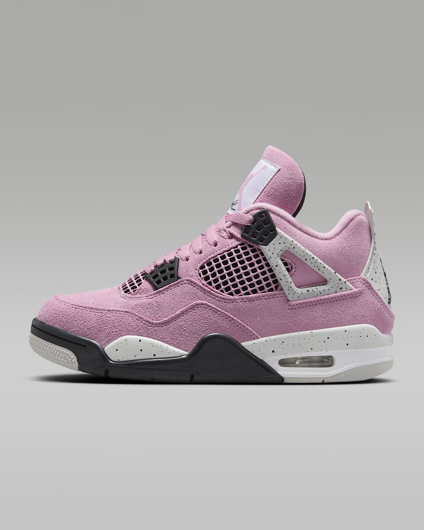 Air Jordan 4 Retro "Orchid" 复刻女子运动鞋 - 兰花紫/黑/白色/浅灰