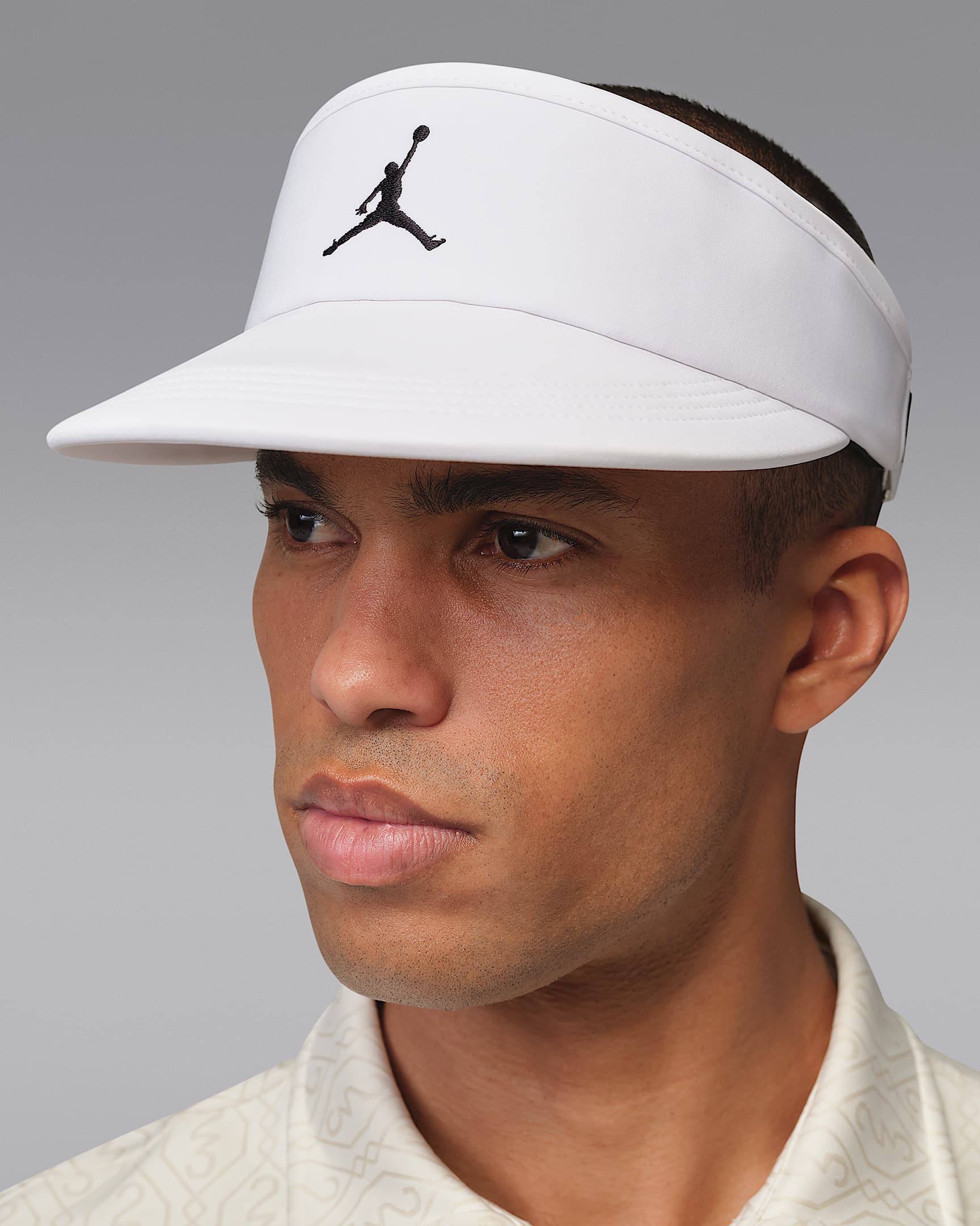 Jordan Ace Dri-FIT 高尔夫遮阳帽 - 白色/黑