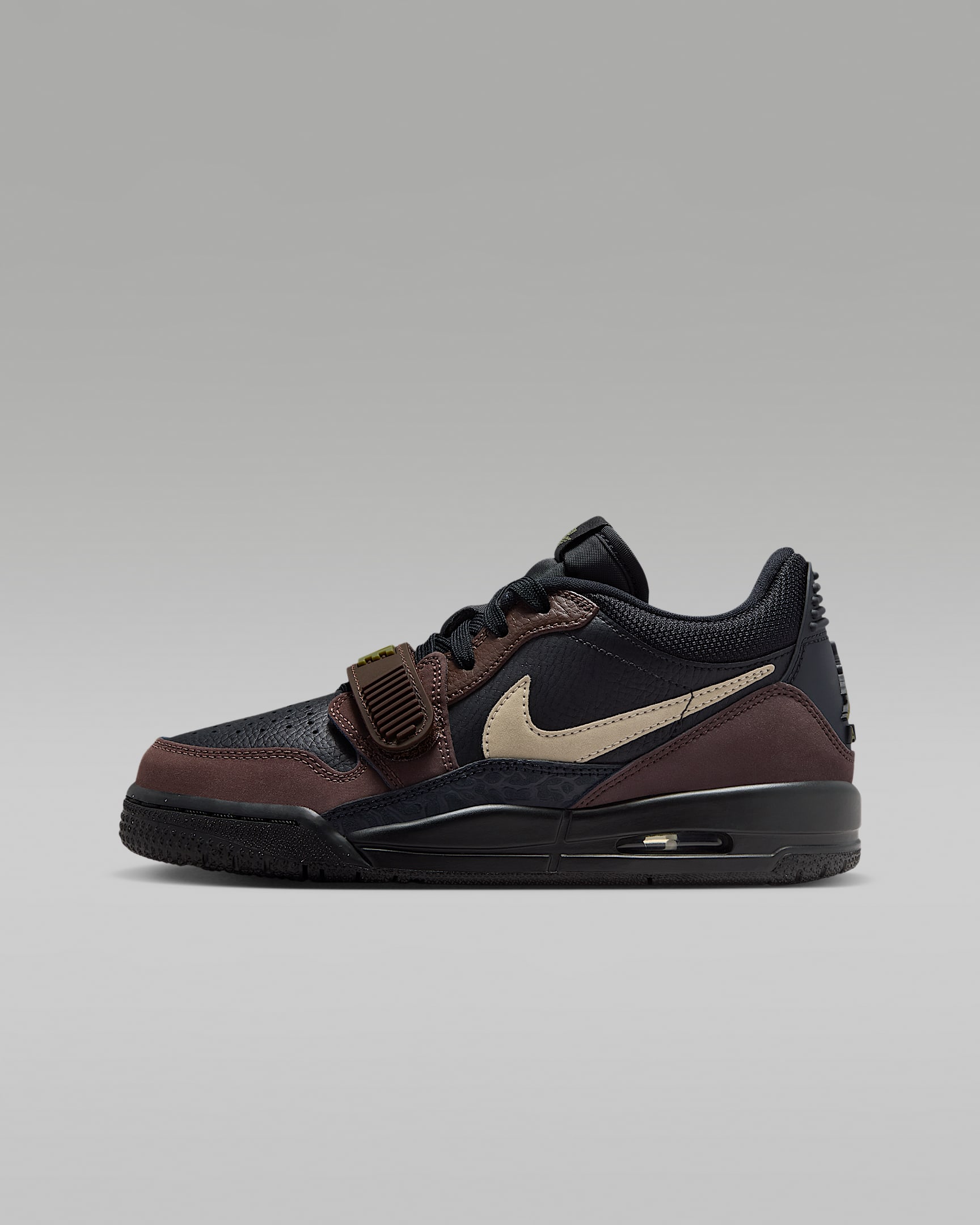 Air Jordan Legacy 312 Low AJ312 大童运动鞋 - 黑/巴洛克棕/中橄榄绿/卡其