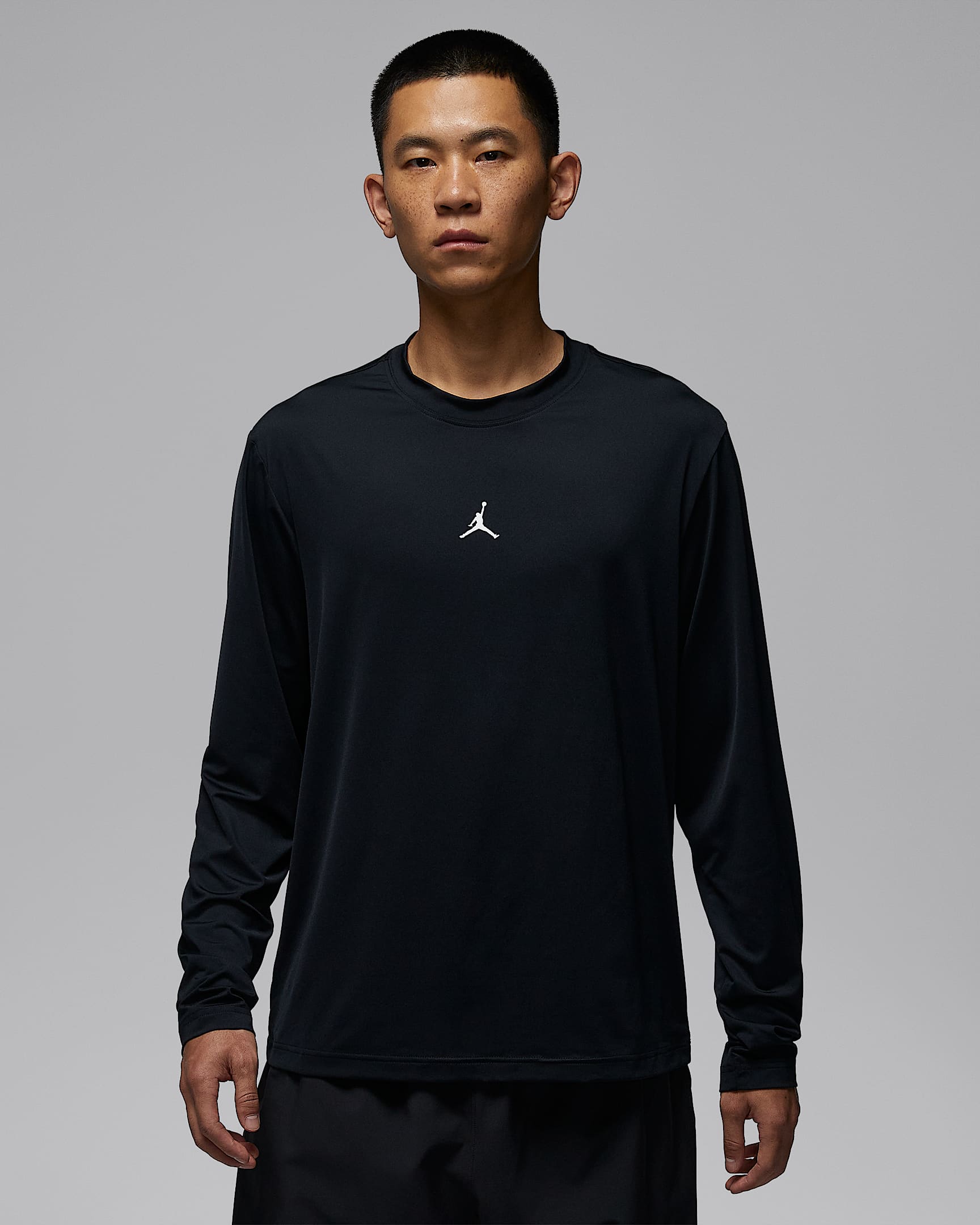 Jordan Sport Essentials Dri-FIT 男子速干长袖上衣 - 黑