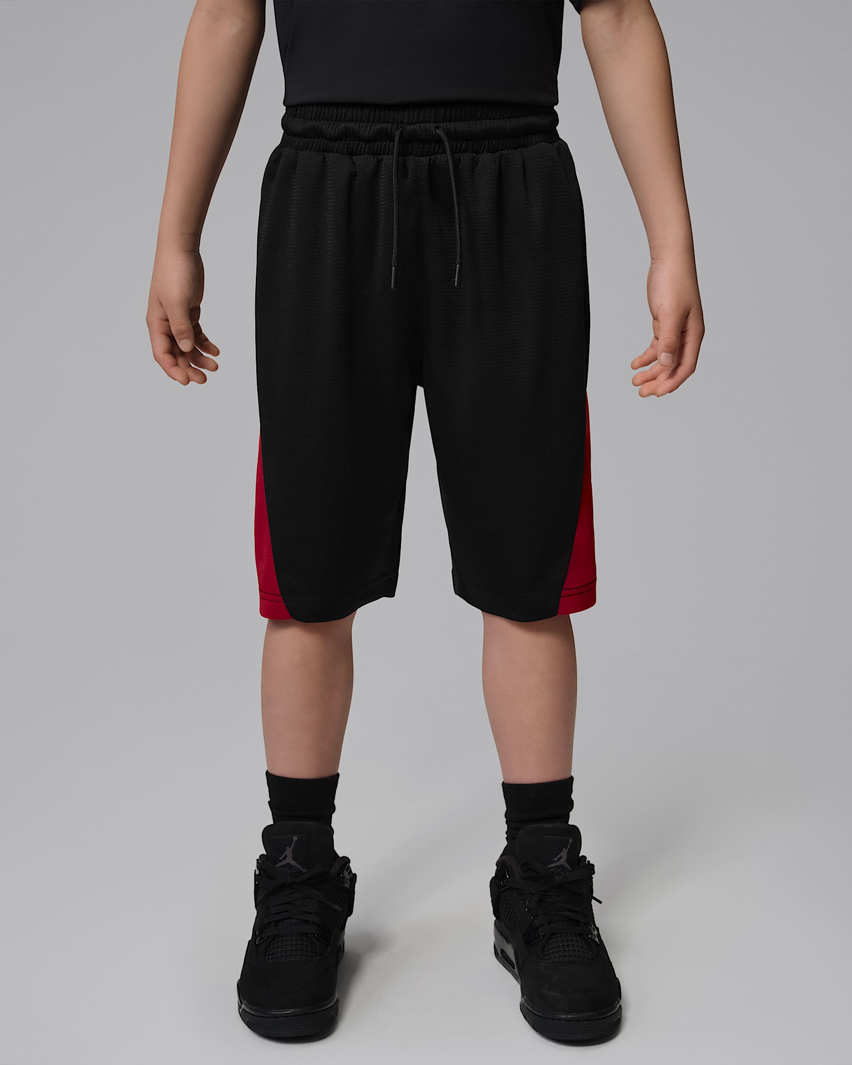 Jordan 大童运动短裤 - 黑