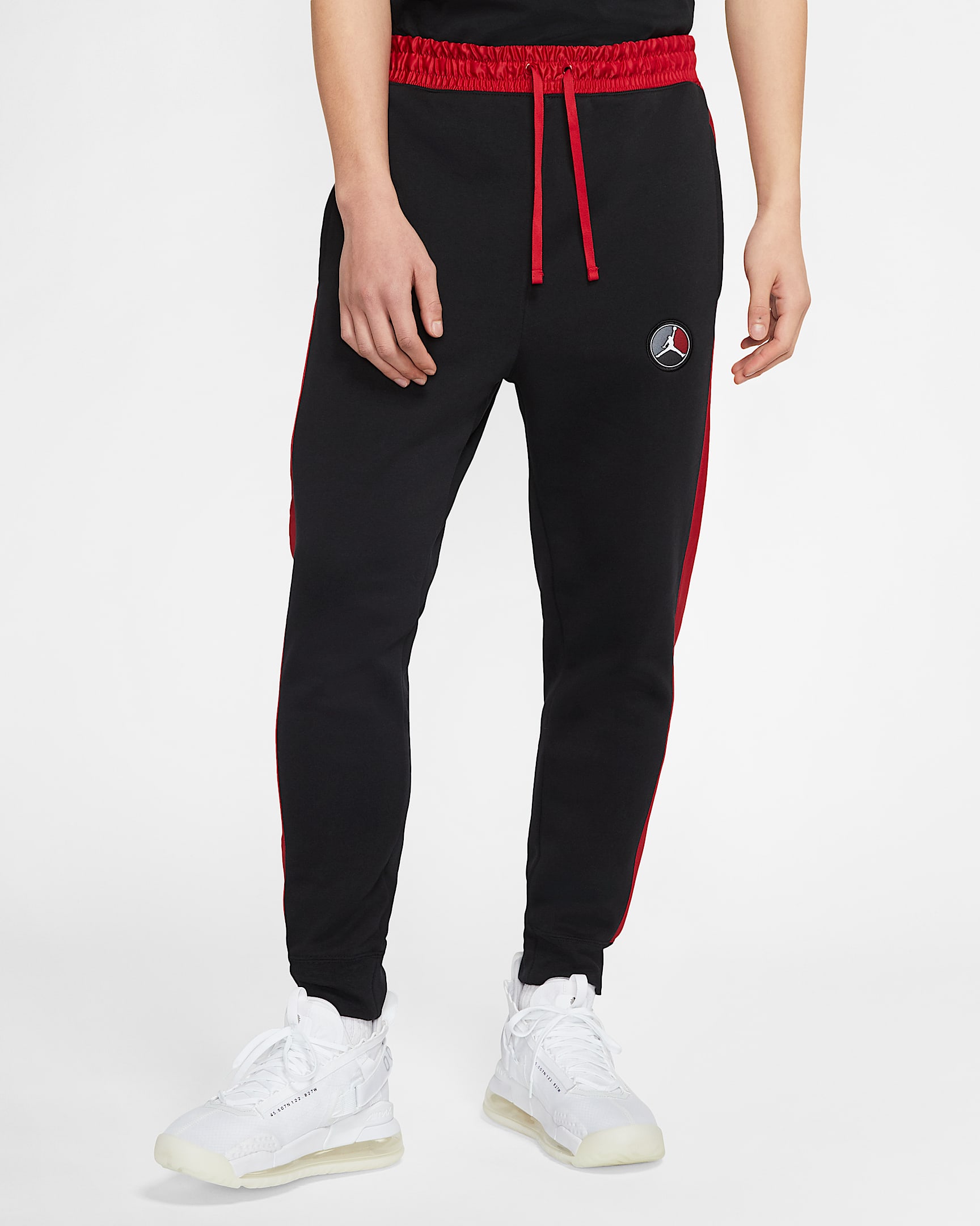 Jordan Remastered 男子长裤 - 黑/健身红