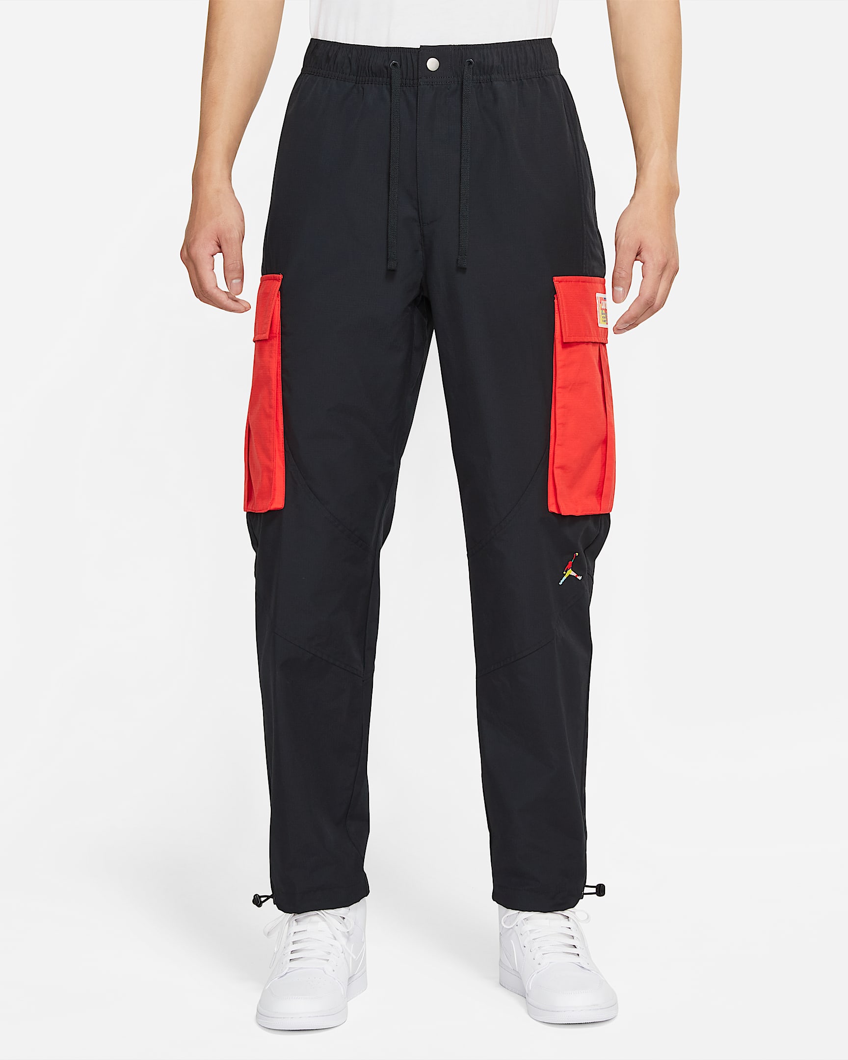 Jordan "Chinese New Year" 男子工装长裤 - 黑/椒红