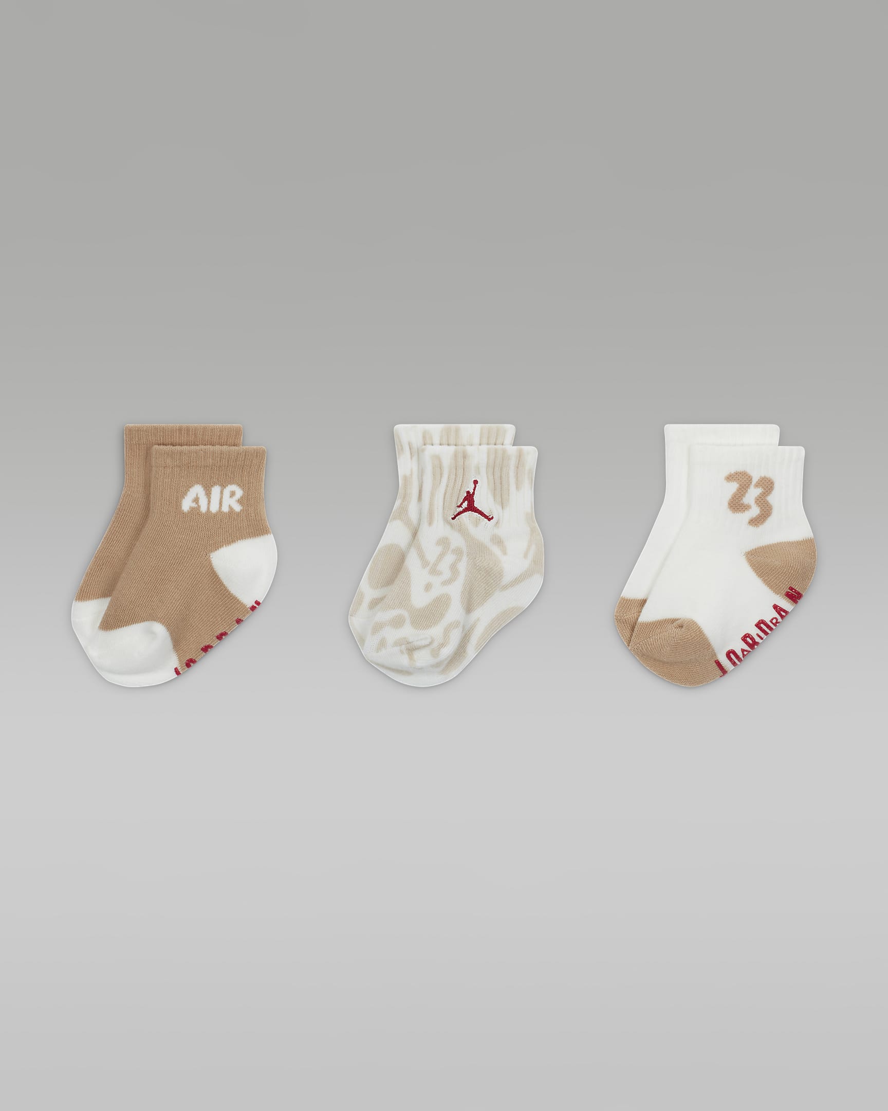 Jordan Lil' Champ 婴童运动短袜（3 双） - 麻黄