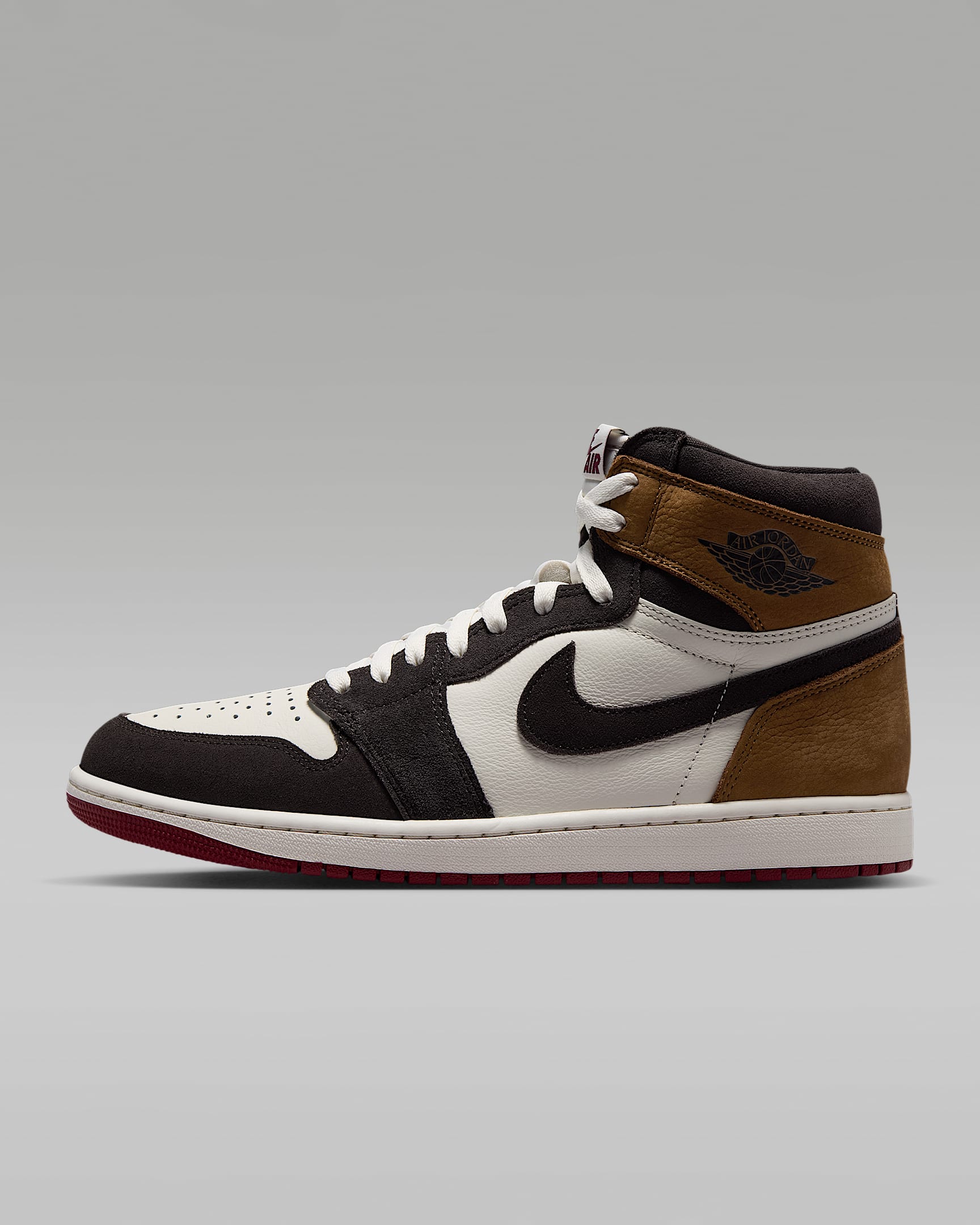 Air Jordan 1 Retro High OG "Love Letter" 爱与敬意系列复刻男子运动鞋 - 阴影棕/浅英国褐/队红