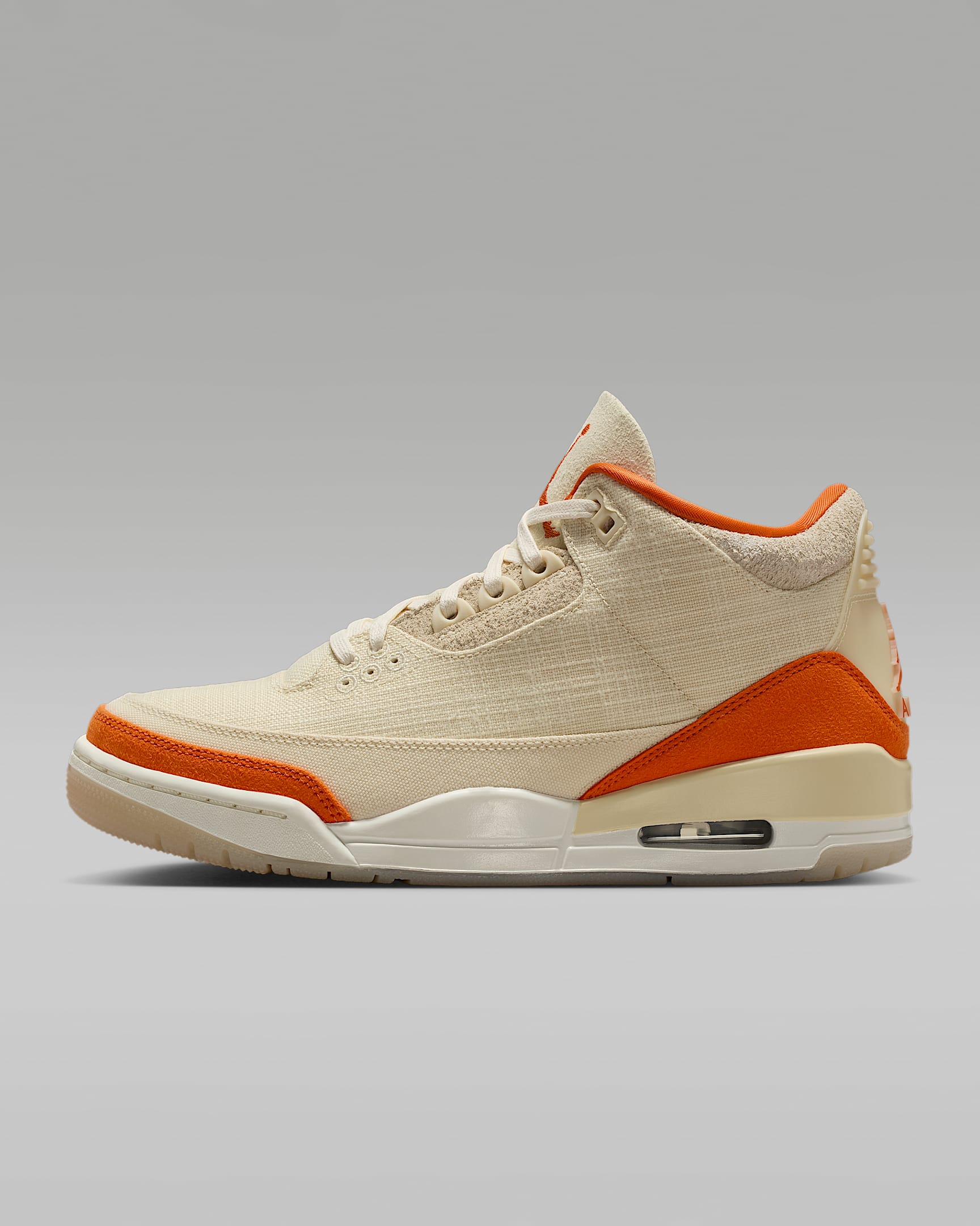 Air Jordan 3 Retro "Starfish" 复刻女子运动鞋 - 化石灰/帆白/海星橙