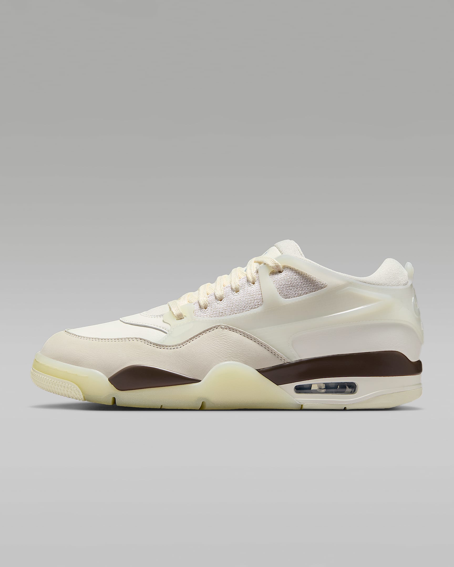 Air Jordan 4 RM 男子运动鞋骑士鞋 - 帆白/帆白/浅骨色/浅军械蓝