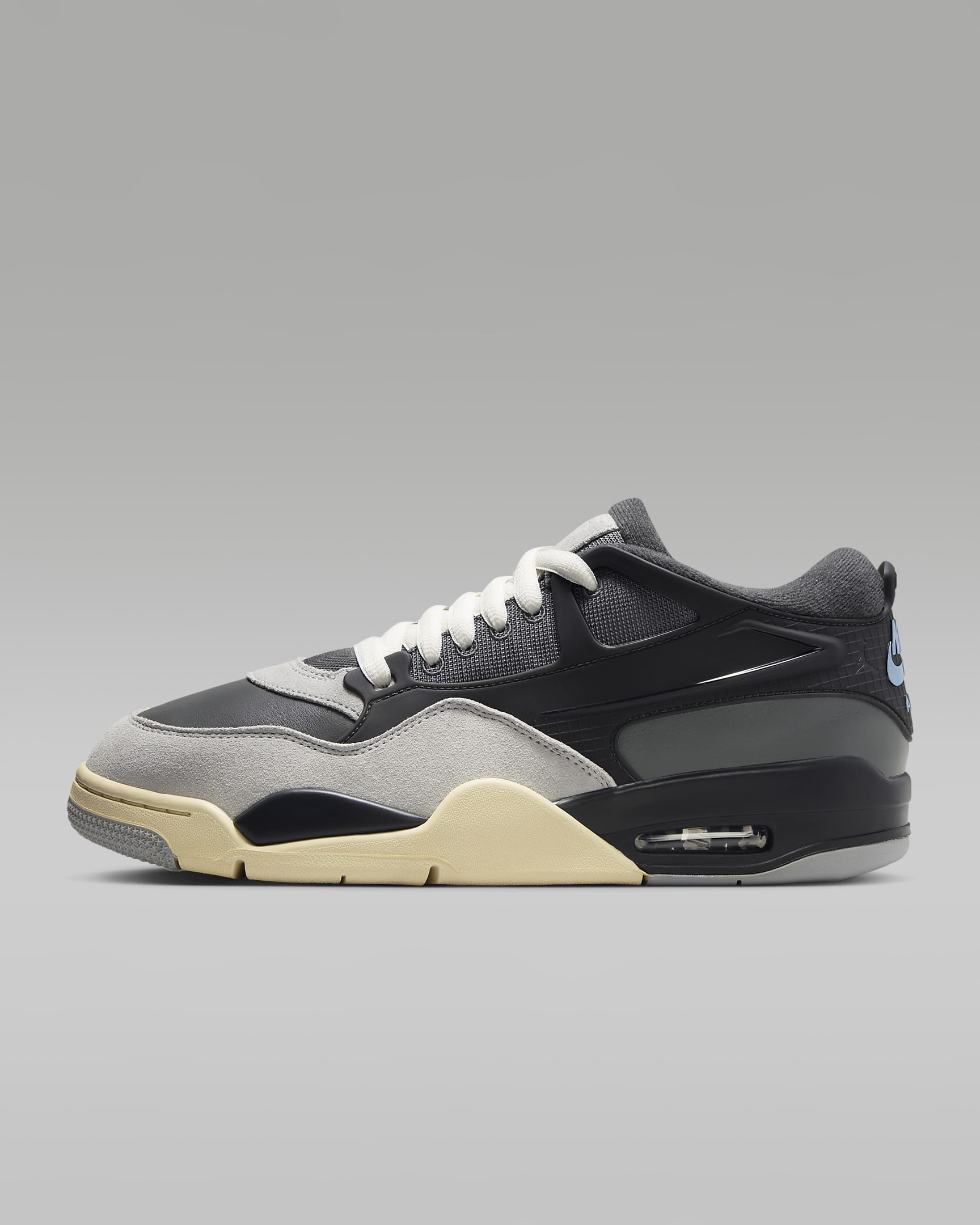 Air Jordan 4 RM 男子运动鞋骑士鞋 - 铁灰/灰黑/暗烟灰/青年布色