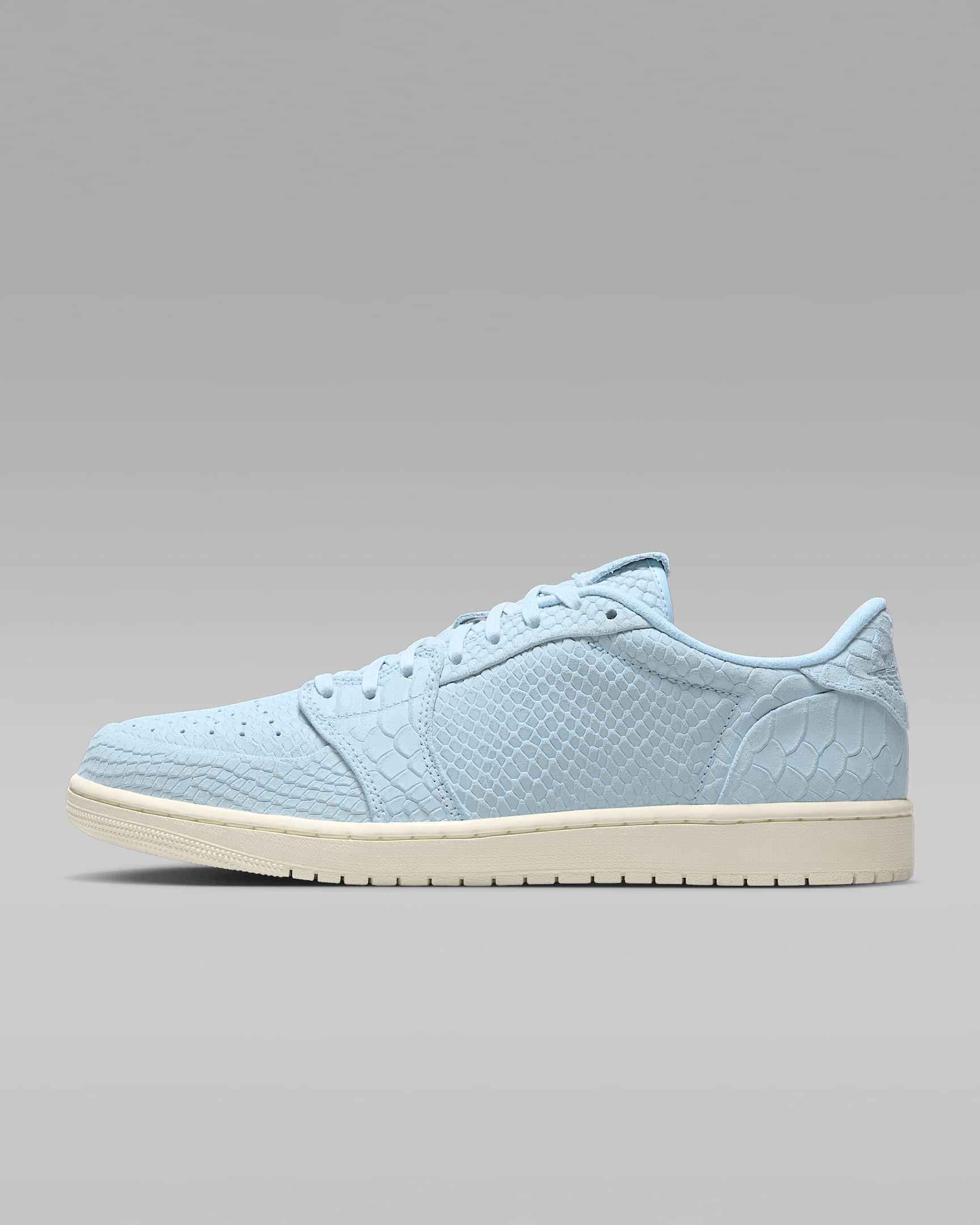Air Jordan 1 Retro Low 复刻男子运动鞋 - 冰蓝/帆白/冰蓝