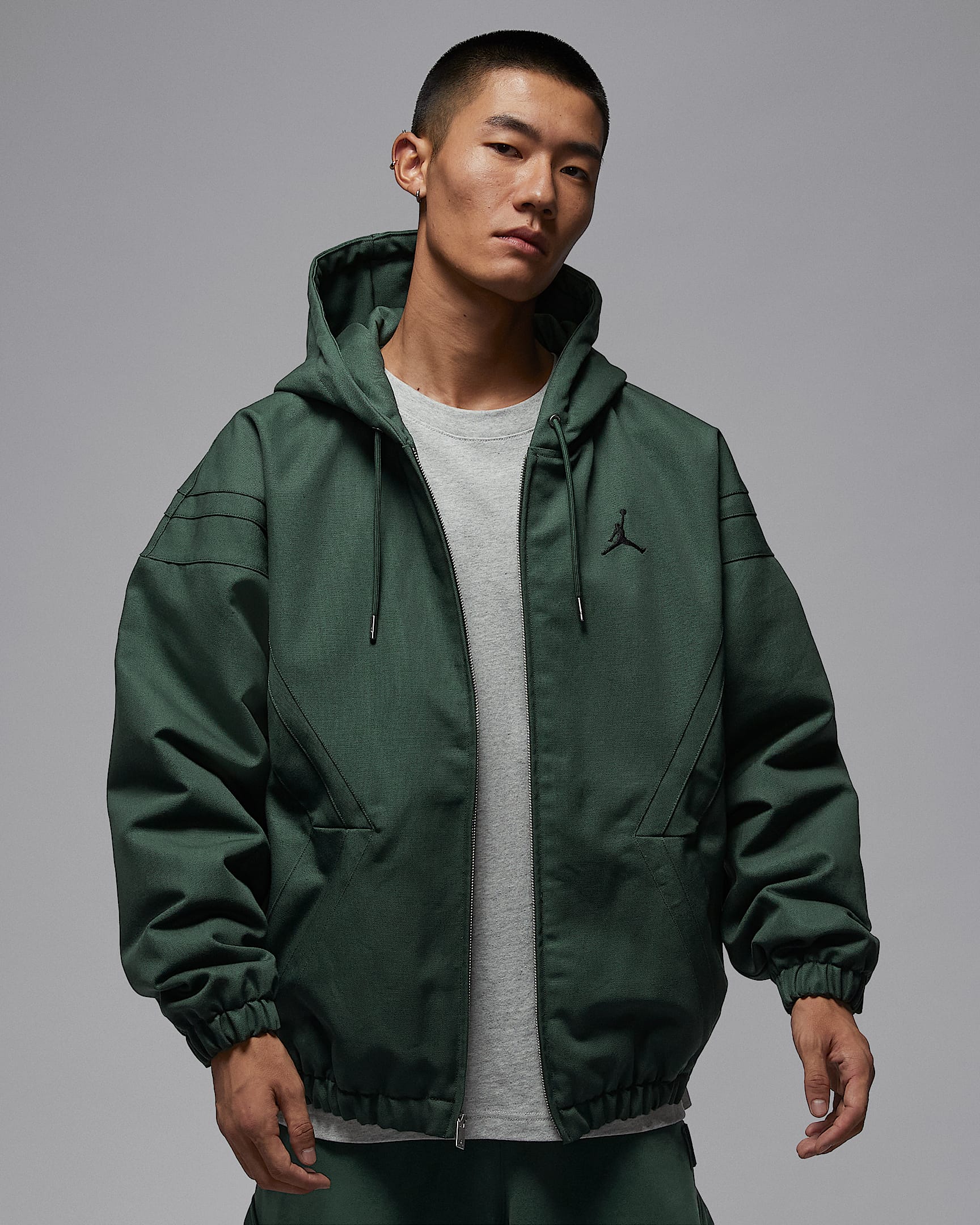 Jordan Flight Draft 男子夹克 - 深绿/黑
