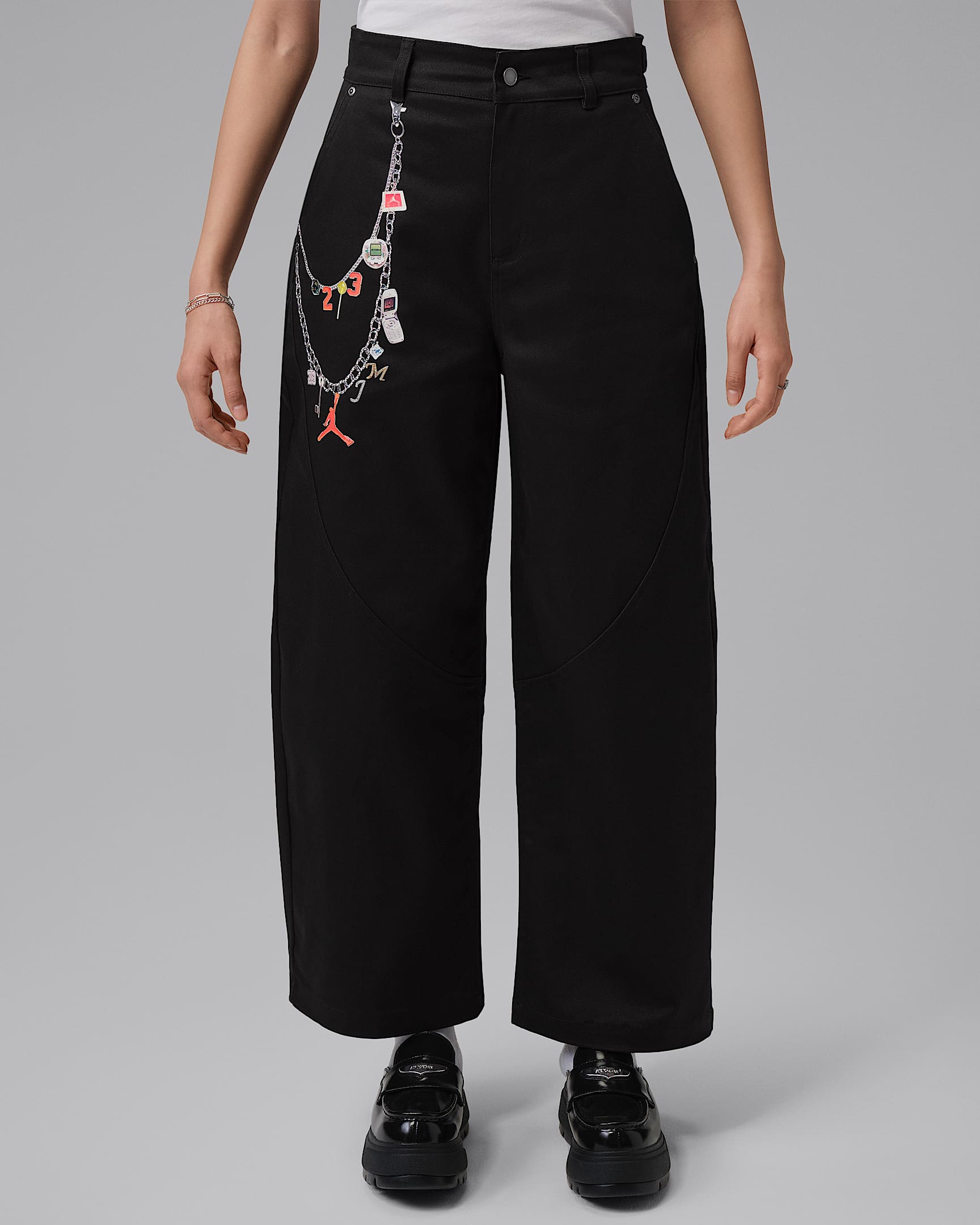 Jordan Flight '91 女子宽松长裤 - 黑