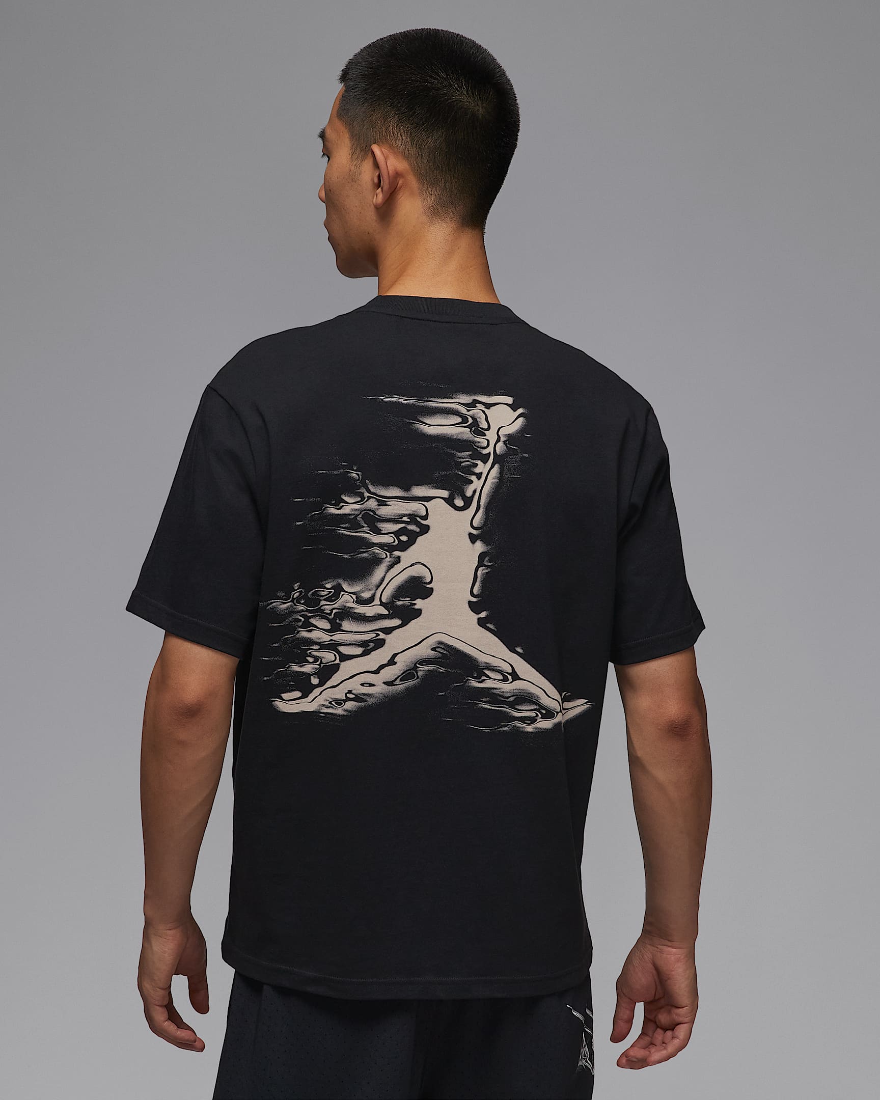 Jordan Sport Dri-FIT 男子速干T恤 - 黑/白色