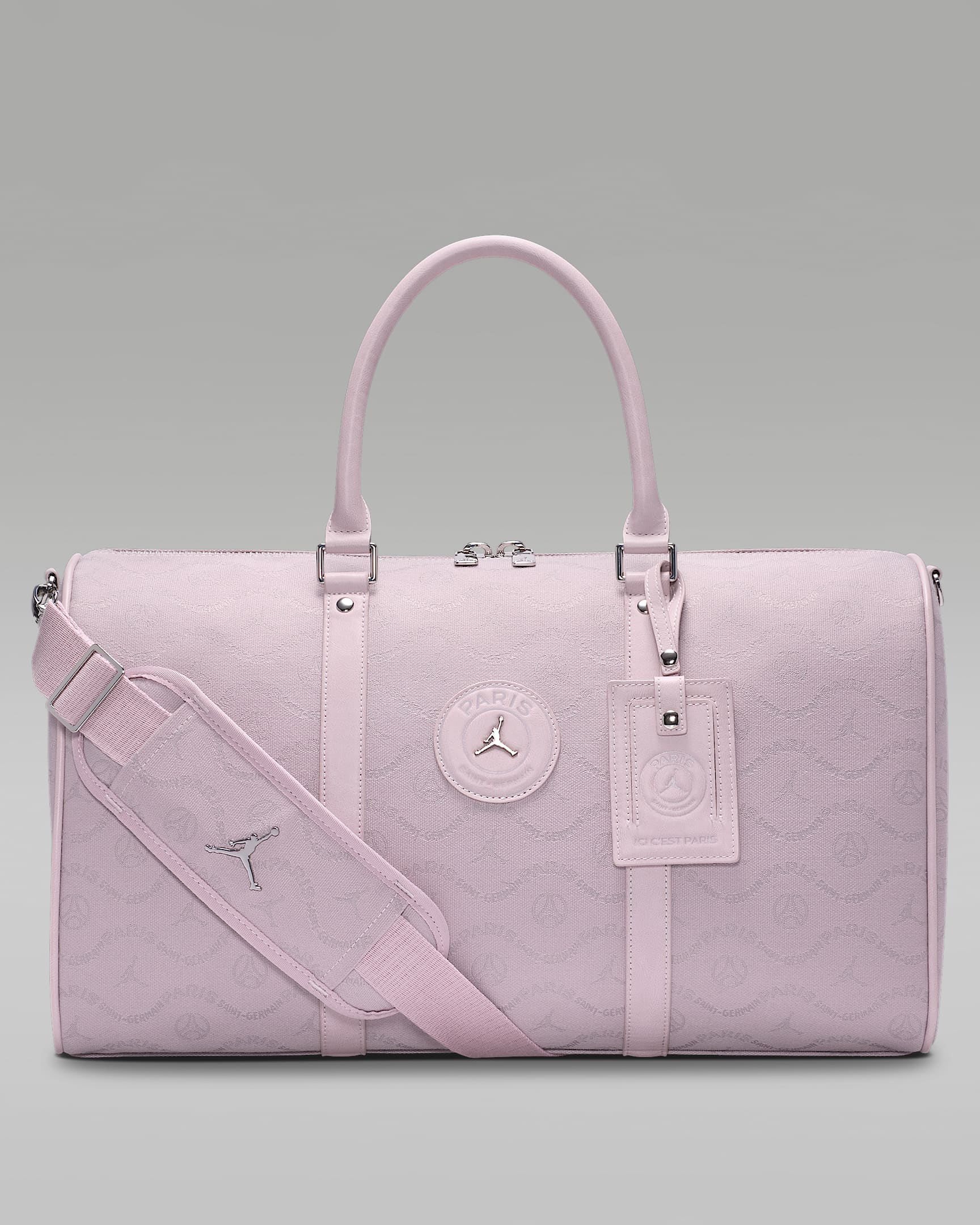 巴黎圣日耳曼 Jordan Monogram 行李包 - 微粒玫瑰红
