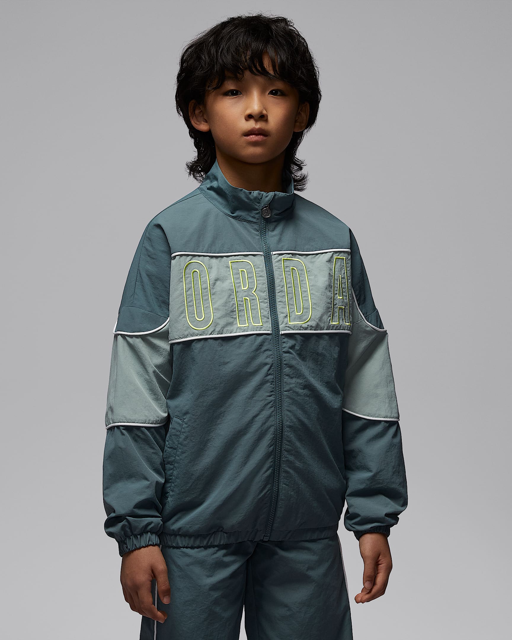 Jordan 大童运动夹克 - 戟叶绿