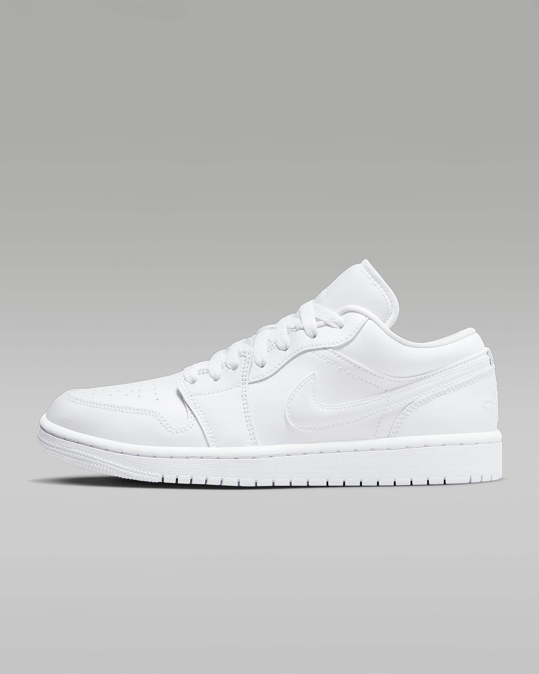 Air Jordan 1 Low 女子运动鞋 - 白色/白色/白色