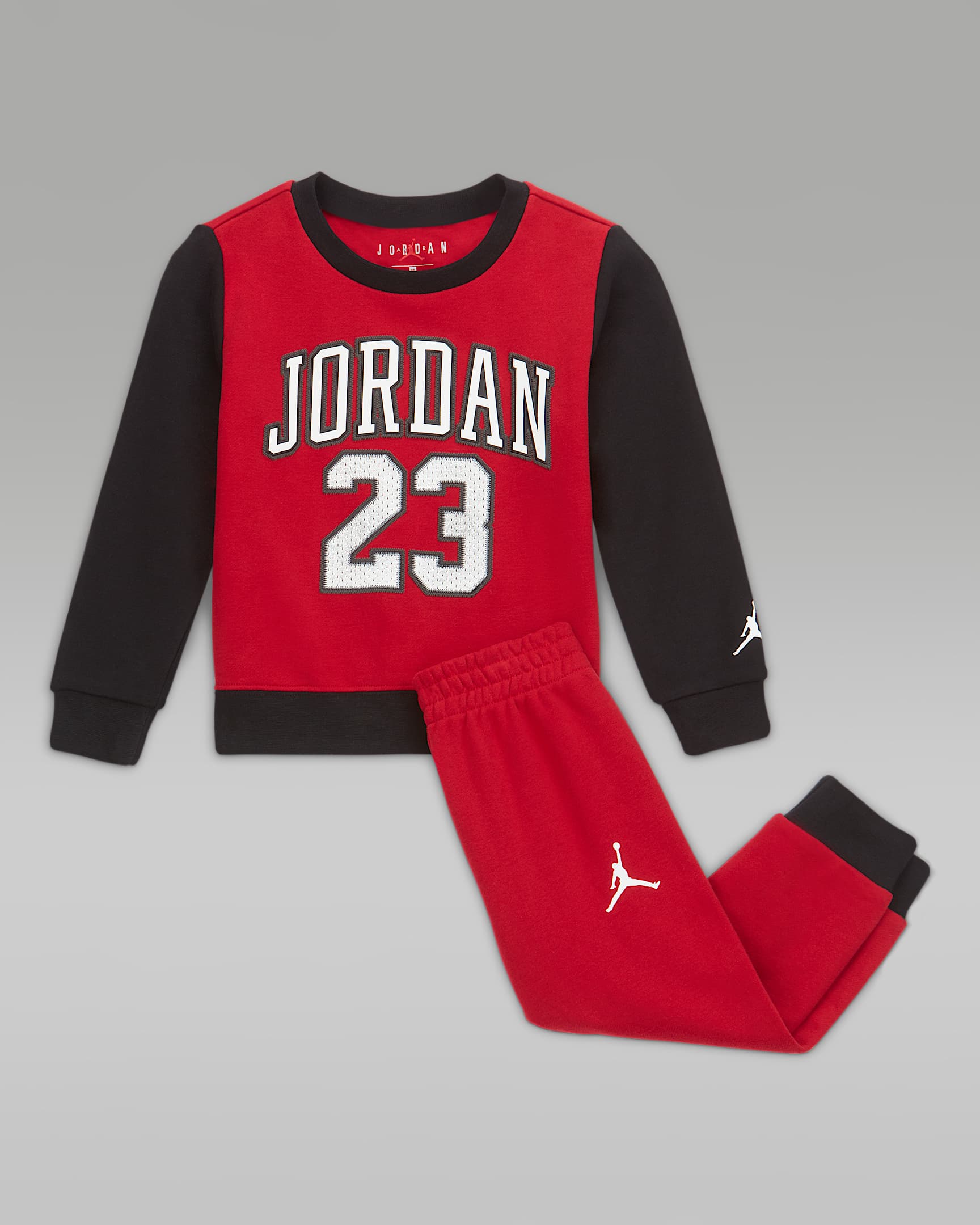 Jordan 婴童套装 - 健身红