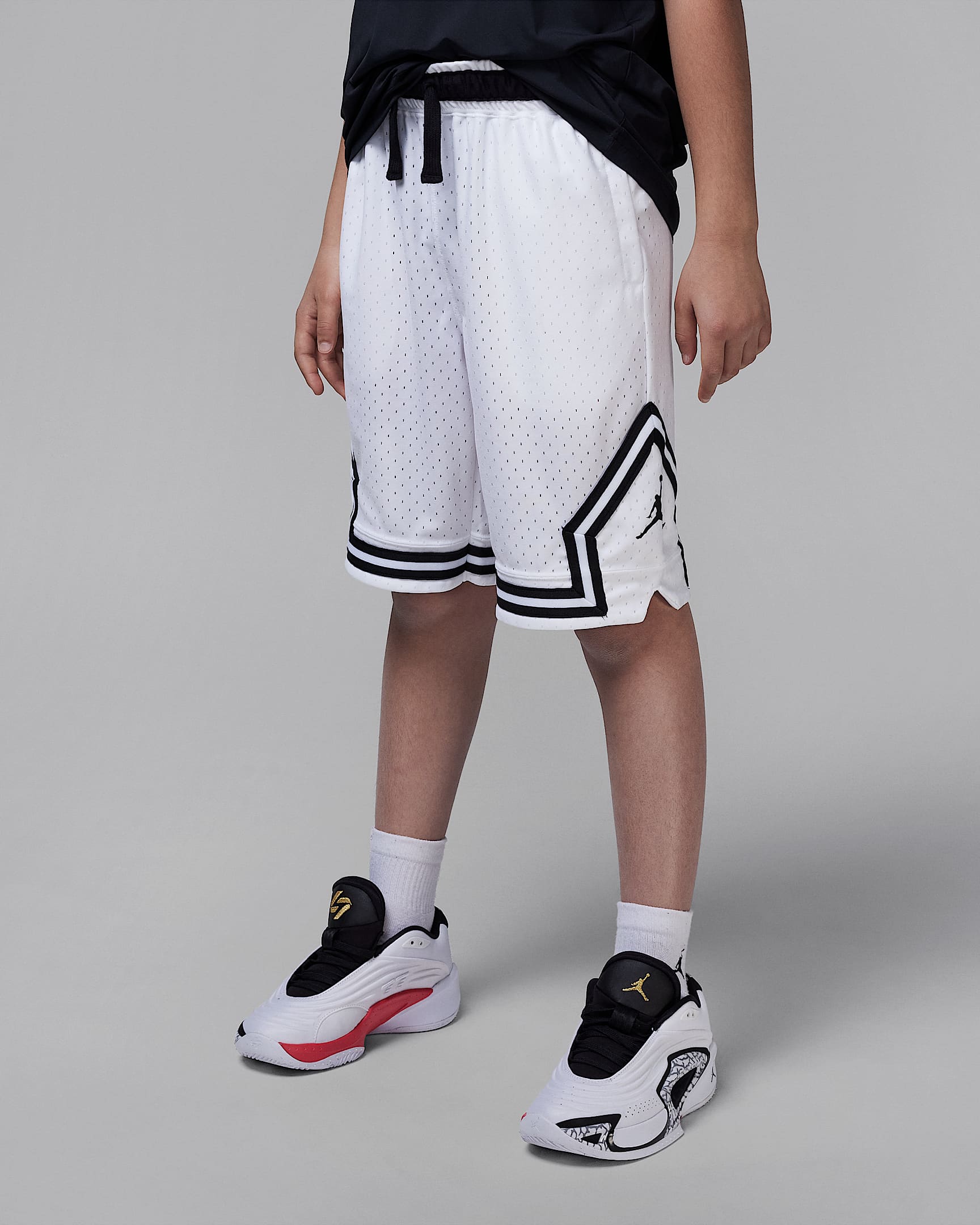 Jordan Sport Diamond 大童透气短裤 - 白色