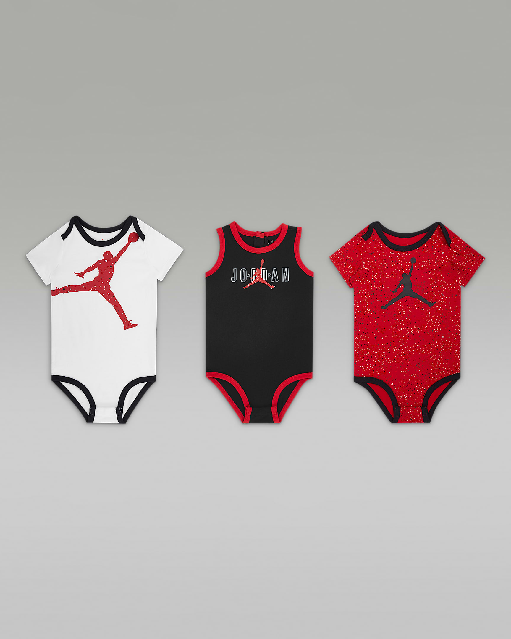 Jordan Air 婴童连体衣(3 件) - 多色