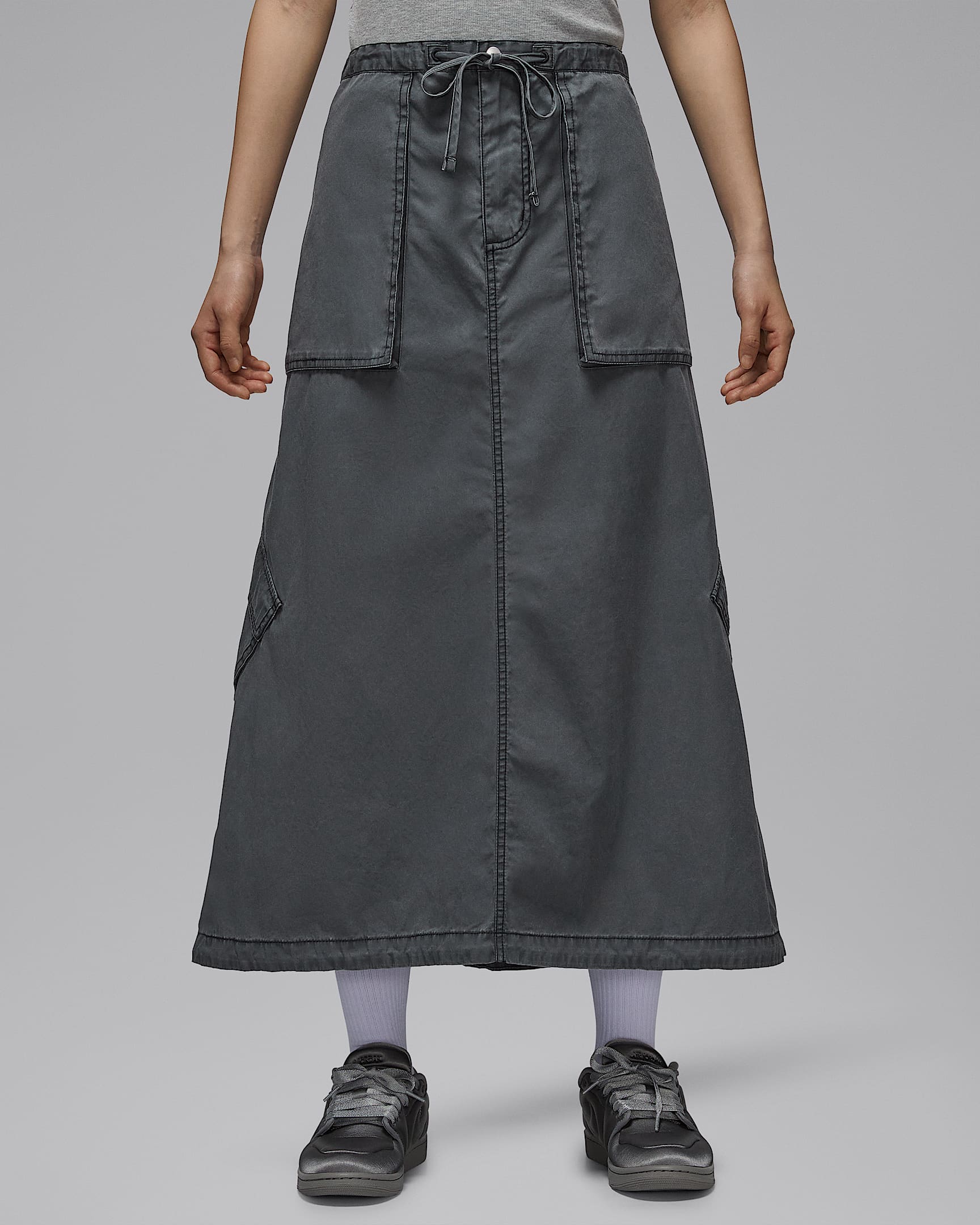 Jordan Chicago 女子降落伞半身裙 - 黑