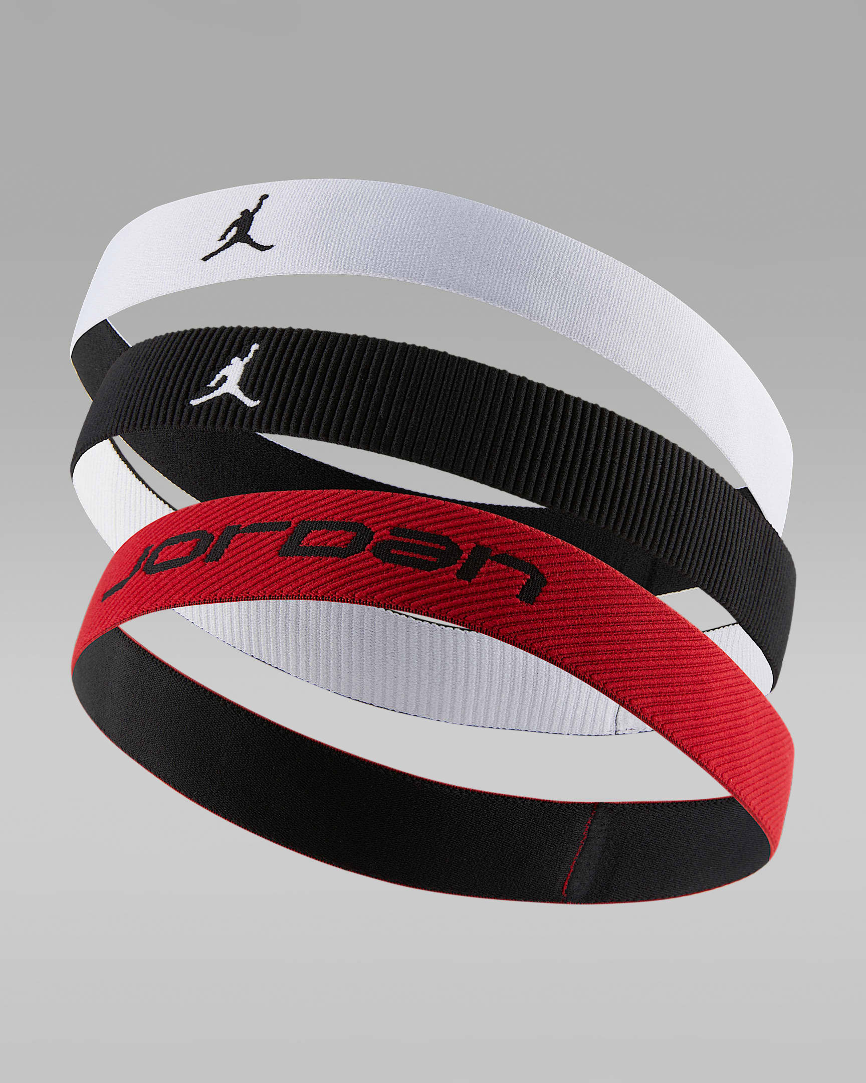 Jordan Sport 宽版头带(3 条) - 白色/健身红/黑