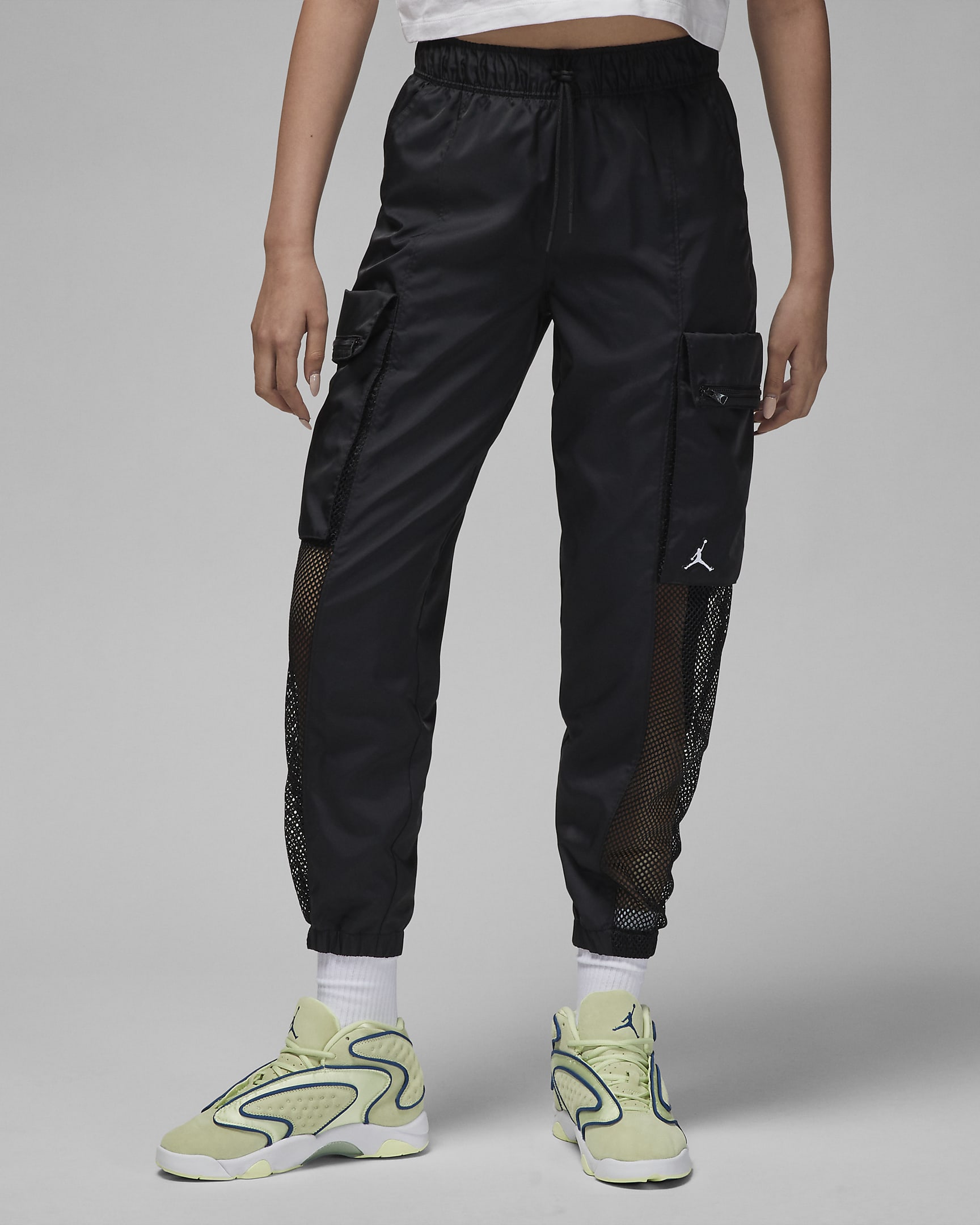Jordan Essentials 女子机能风长裤 - 黑