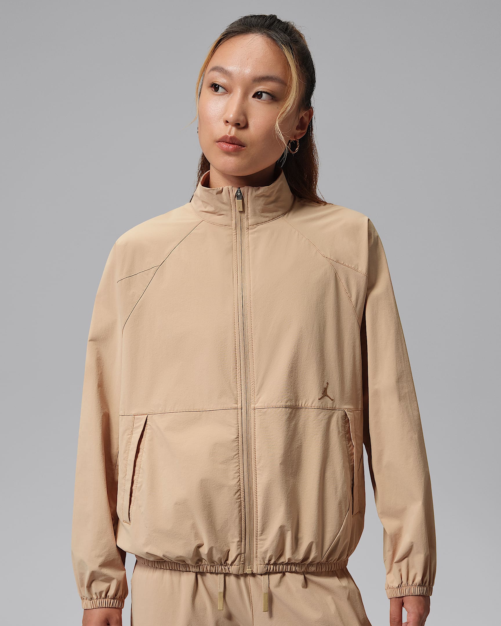 Jordan Sport Dri-FIT Tunnel 女子防晒速干夹克 - 传奇中褐/传奇暗褐
