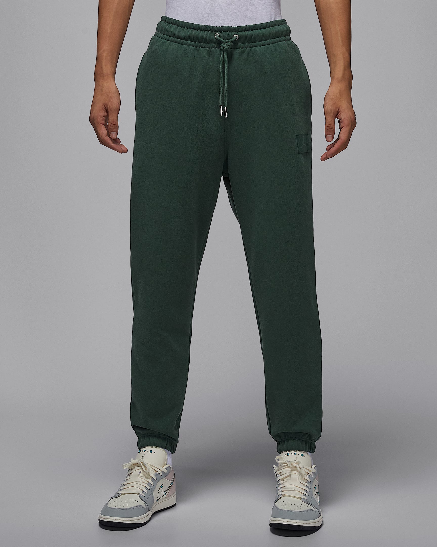 Jordan Flight Fleece 男子薄绒长裤 - 深绿/绿古色