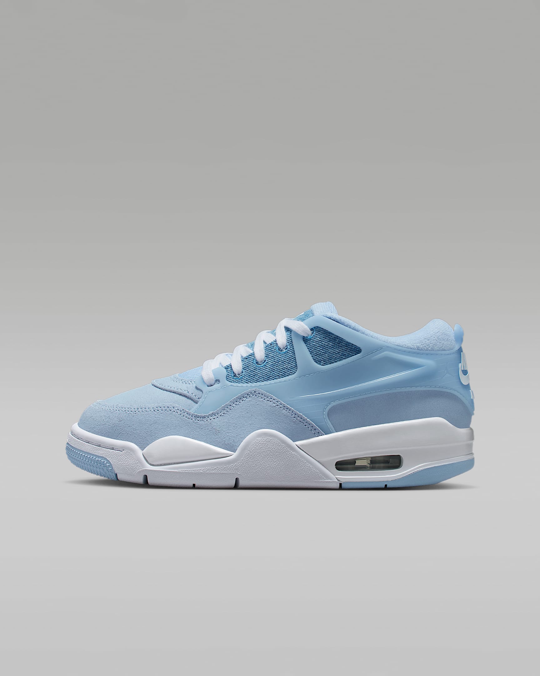Air Jordan 4 RM 大童运动鞋骑士鞋 - 狂喜钴蓝/白色