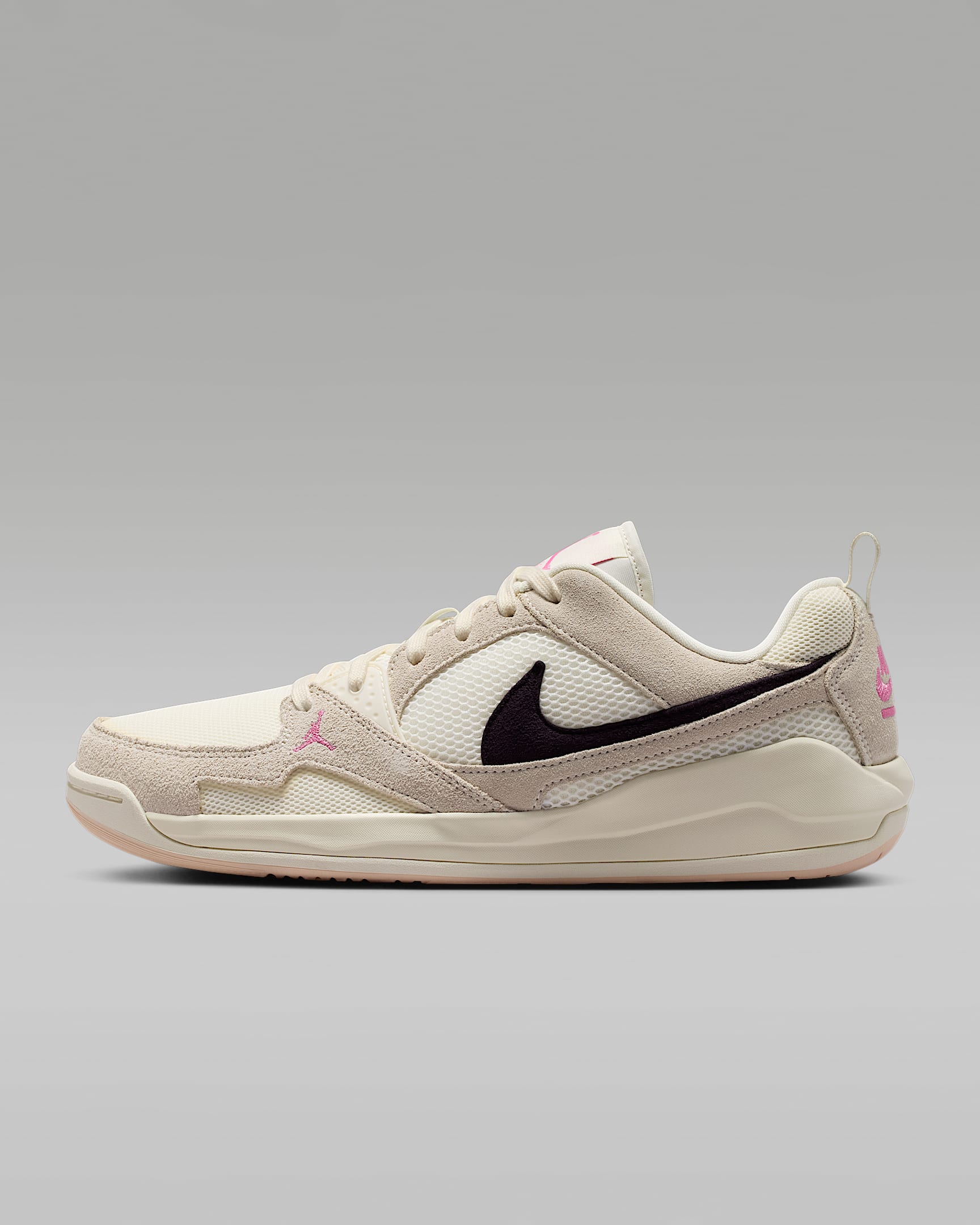 Jordan CMFT Era 舒释鞋男子运动鞋 - 桦树黄/淡象牙白/亚紫粉/暗调勃艮第酒红