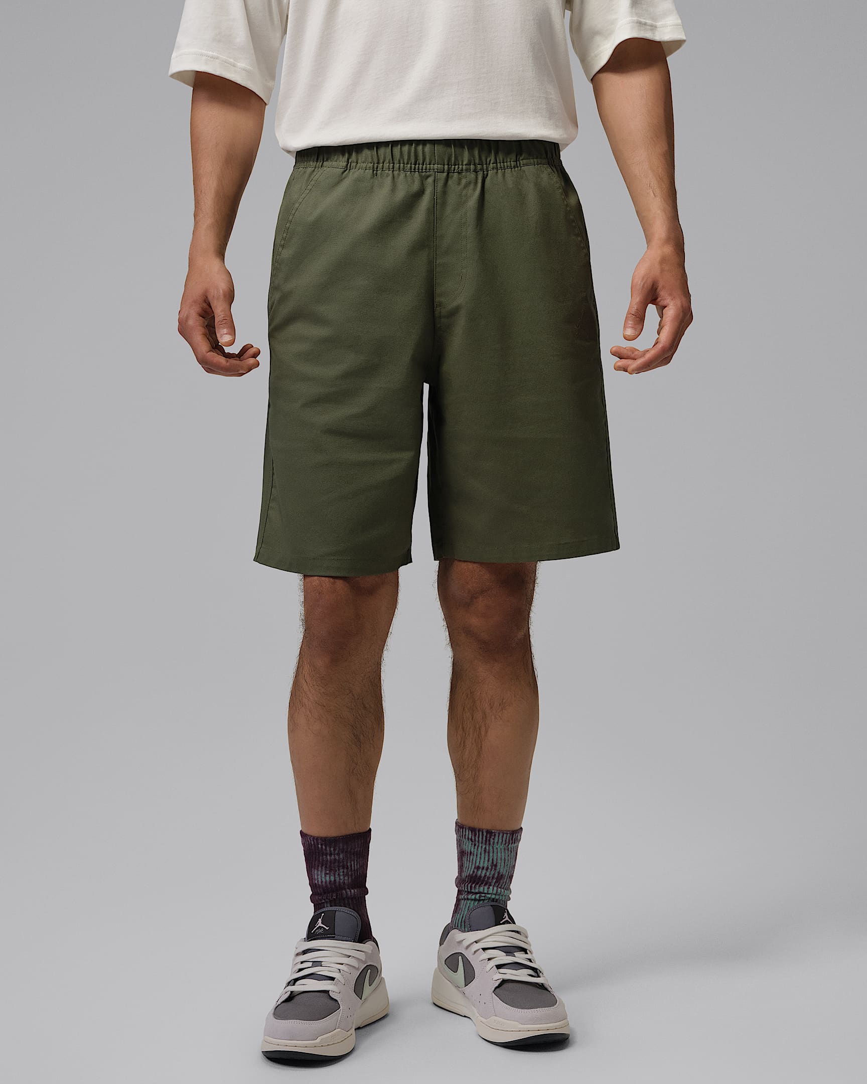 Jordan Essentials 男子梭织短裤 - 中橄榄绿/中橄榄绿