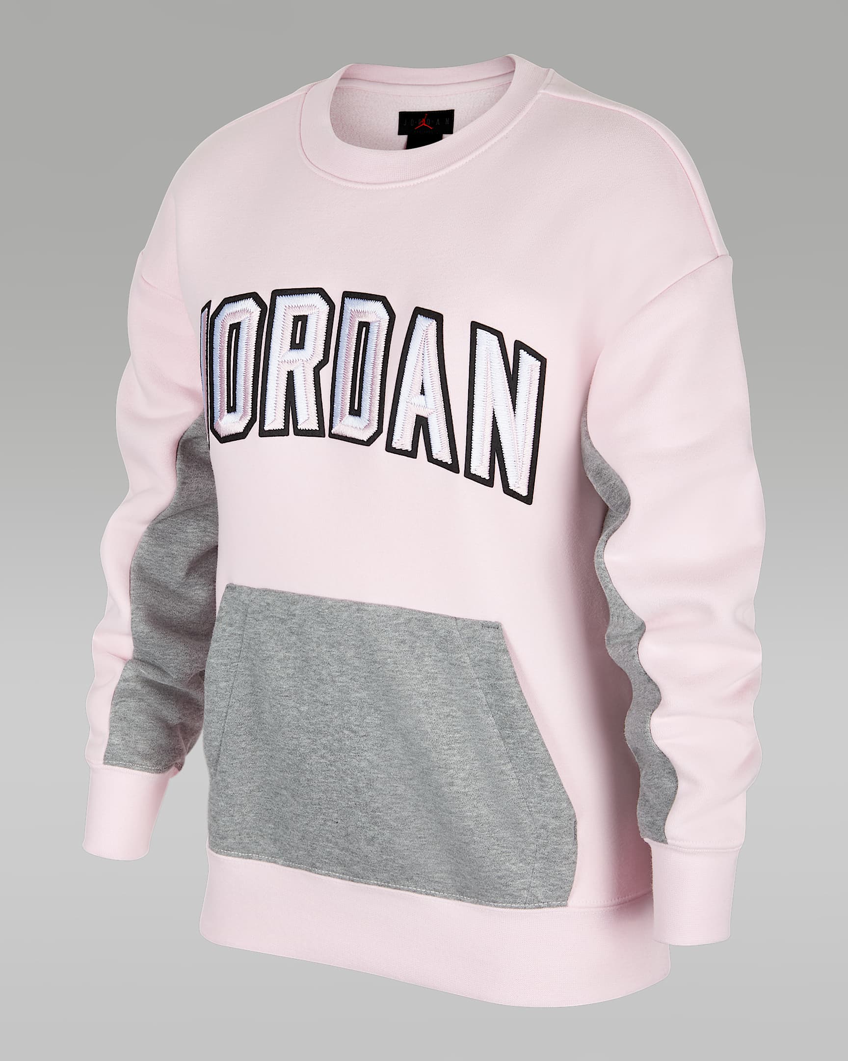 Jordan 大童(女孩)圆领上衣 - 泡沫粉