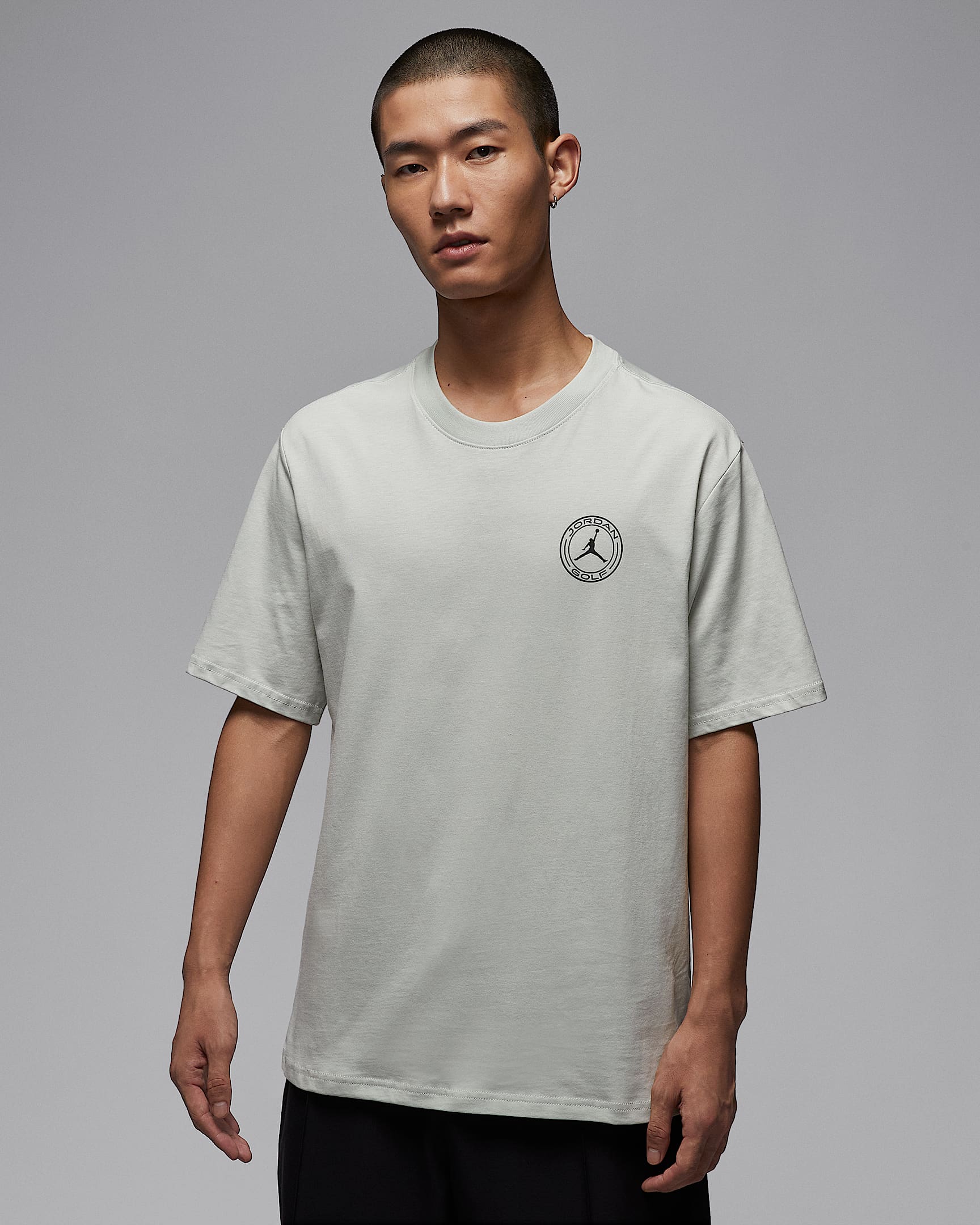 Jordan Sport Dri-FIT 男子速干高尔夫T恤 - 浅银
