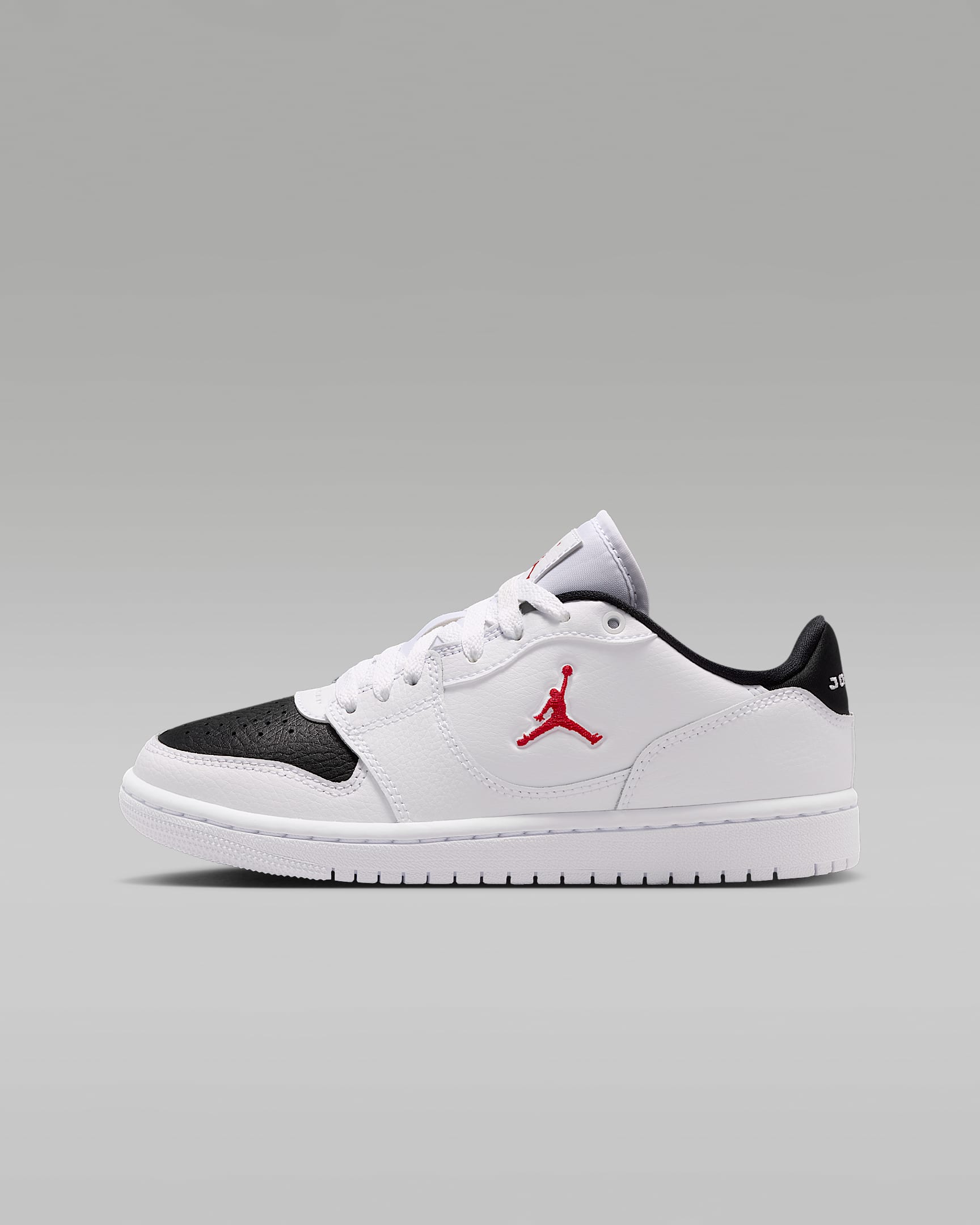 Jordan Court Connect Low 大童运动鞋 - 白色/黑/健身红