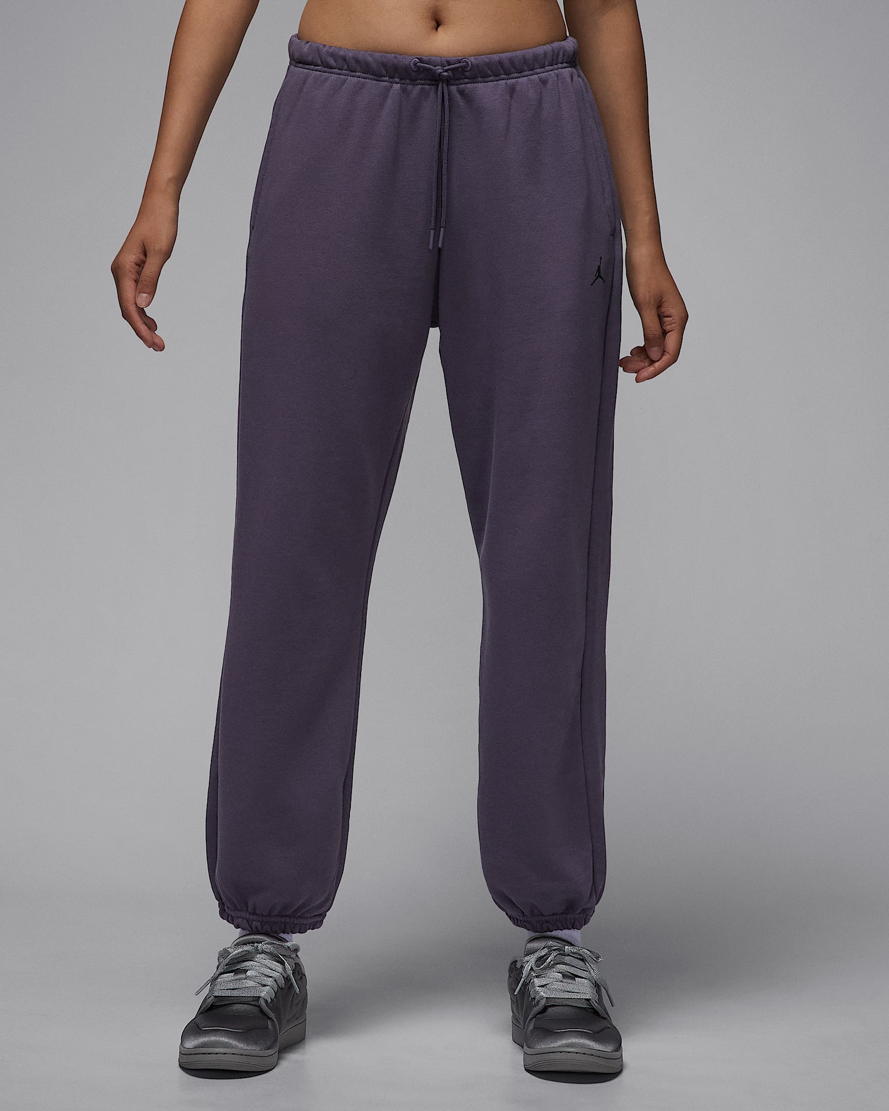 Jordan Sport Crossover Dri-FIT 女子速干针织长裤 - 乌紫/灰黑