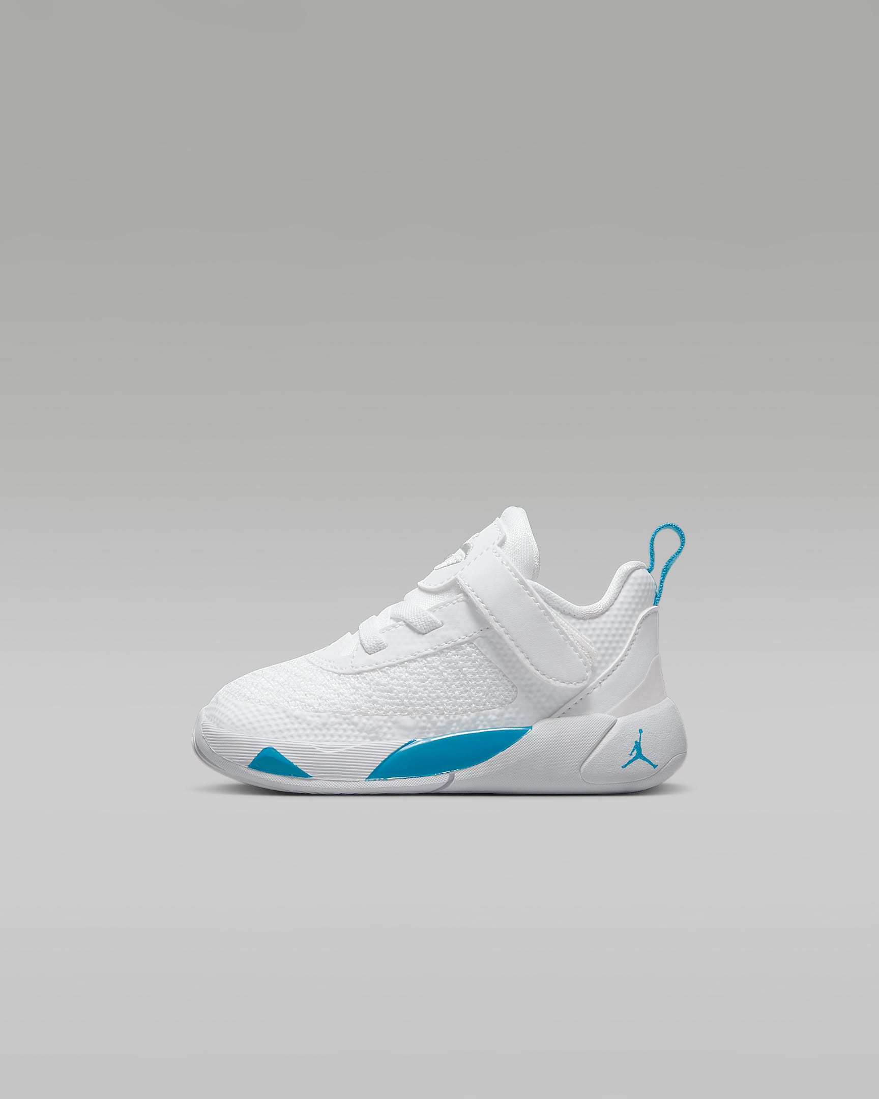 Jordan Luka 1 (TD) 婴童运动童鞋 - 白色/孔雀蓝/亮深红/金属银
