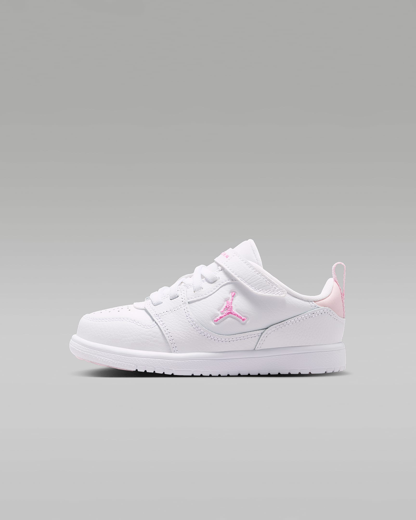 Jordan Court Connect Low 幼童运动鞋 - 白色/泡沫粉/中国红