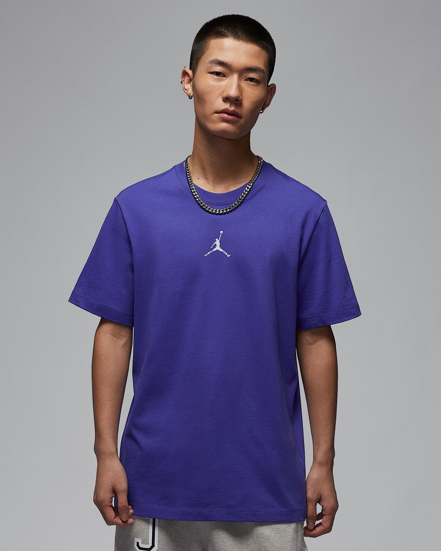 Jordan Sport Dri-FIT 男子速干T恤 - 彗星紫/白色