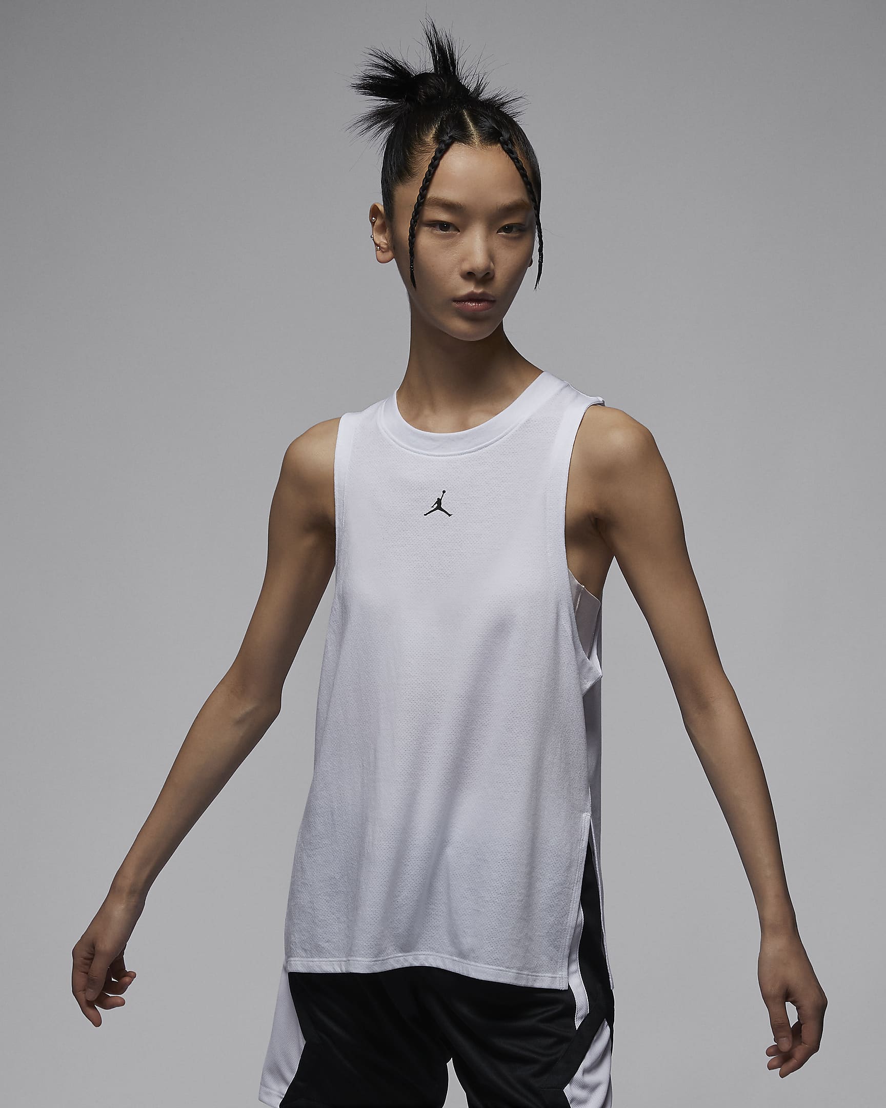 Jordan Sport Diamond 女子速干篮球背心 - 白色