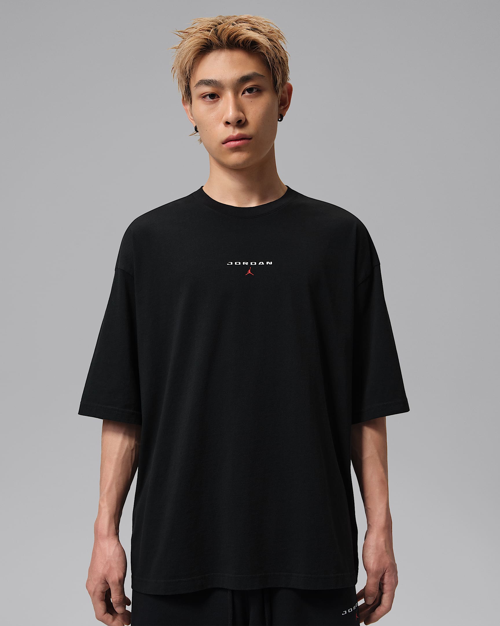 Jordan Flight Essentials 男子 Oversize 风短袖T恤 - 黑