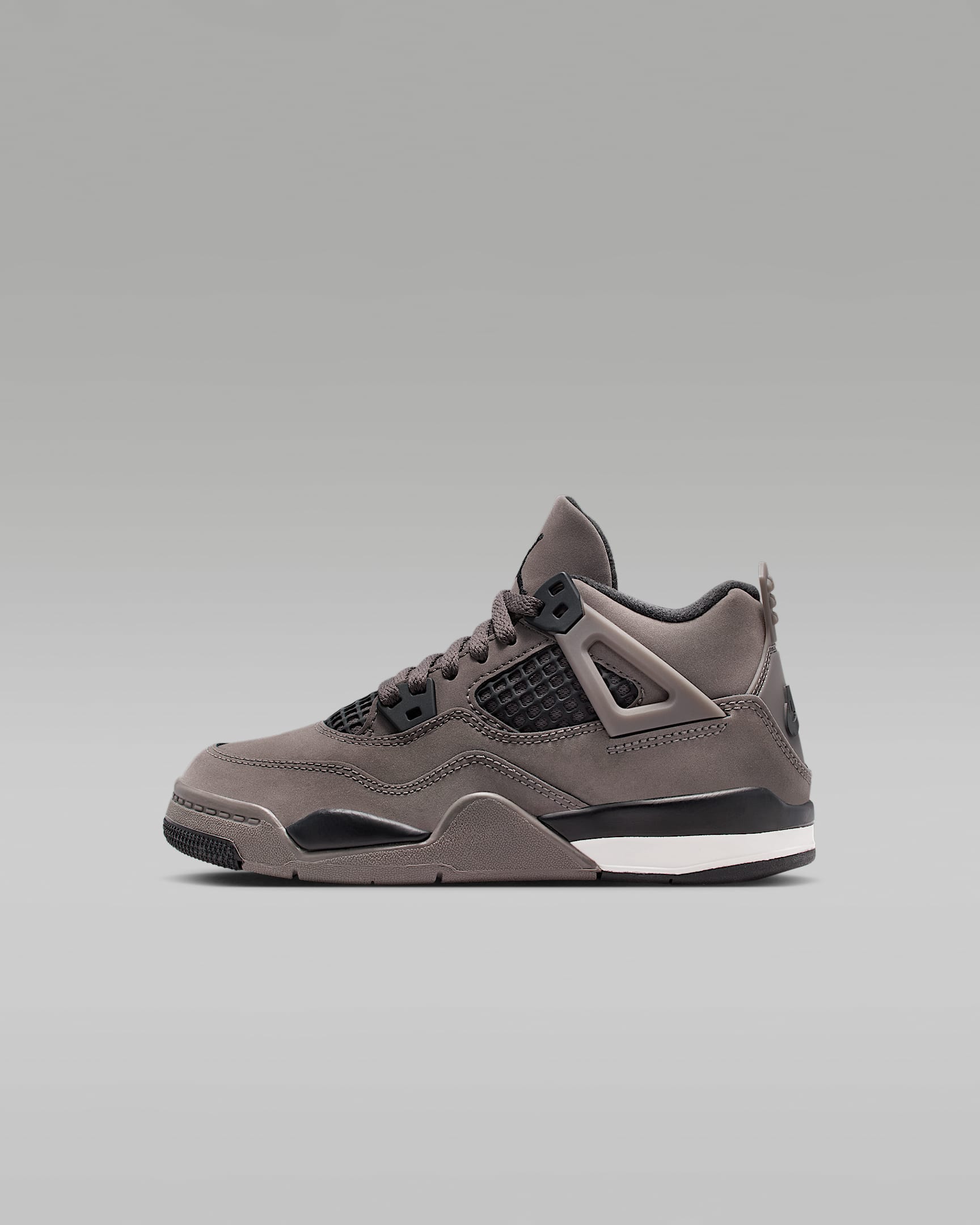Jordan 4 Retro 复刻幼童运动鞋 - 洞穴石色/幻影灰白/黑