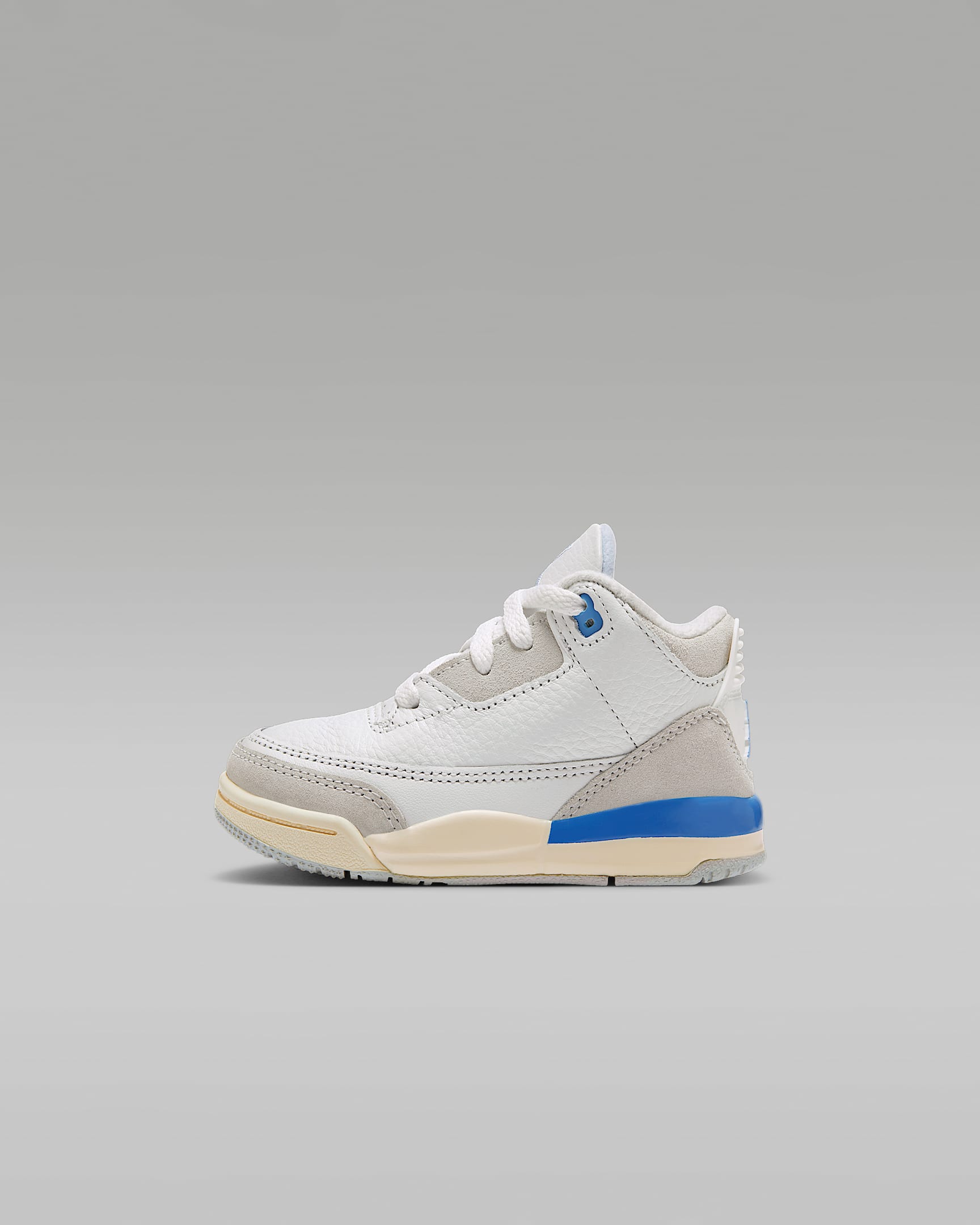 Jordan 3 Retro "Lucky Shorts" 复刻婴童运动鞋 - 山峰白/传奇蓝/尘光子色/氢蓝