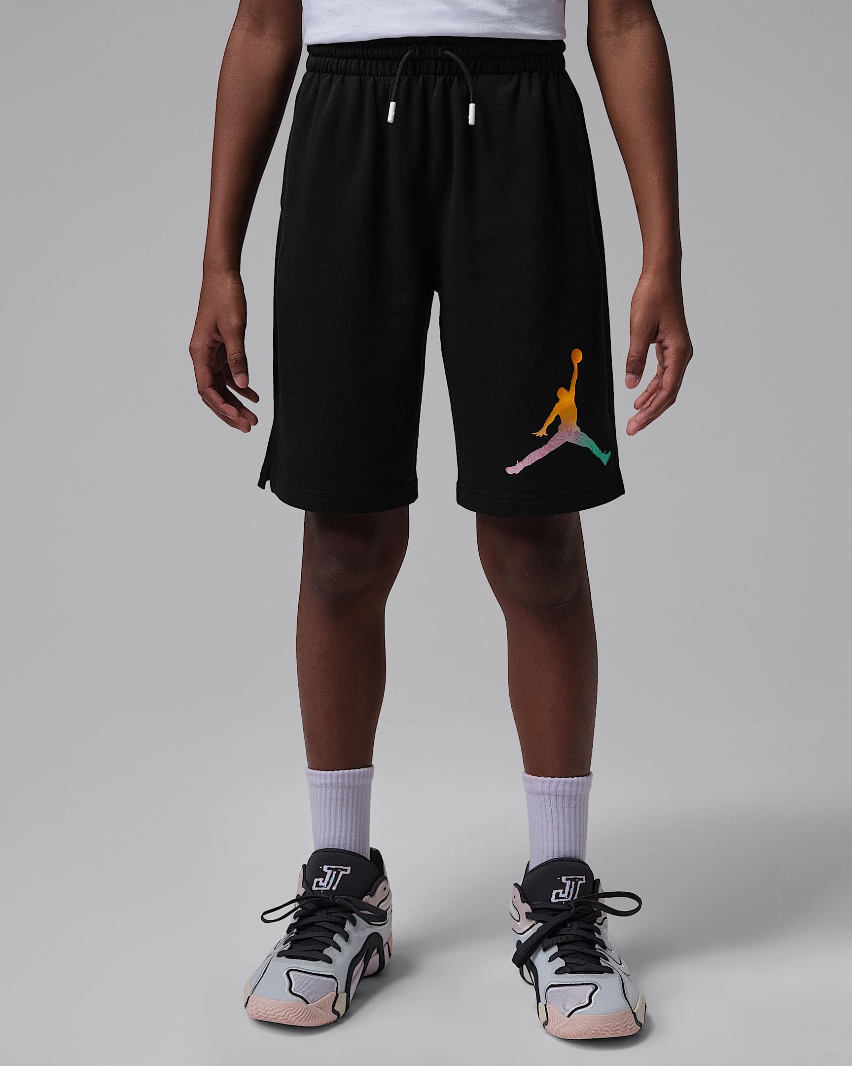 Jordan World Tour 大童短裤 - 黑