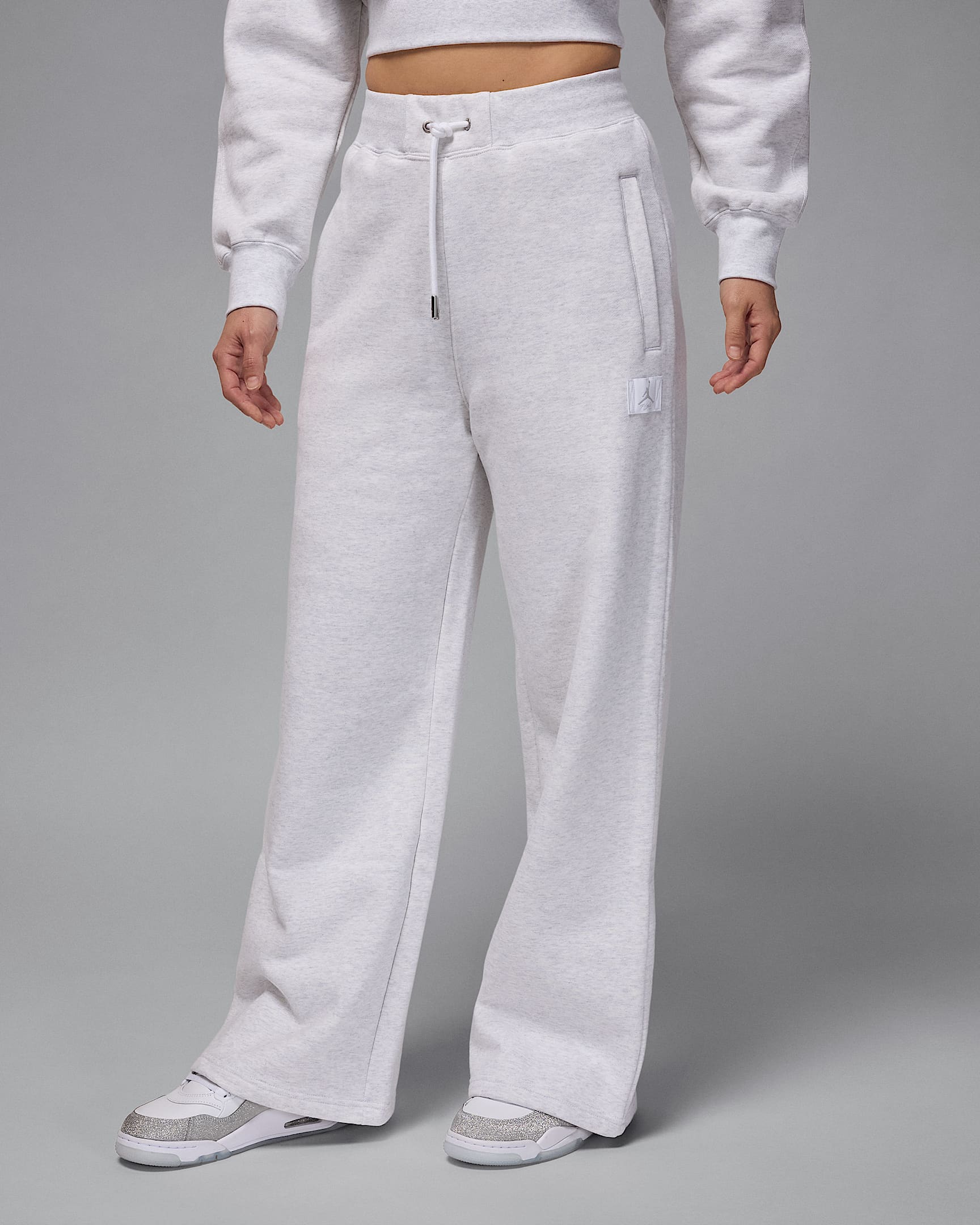 Jordan Flight Fleece 女子加绒直筒长裤 - 调色桦树色