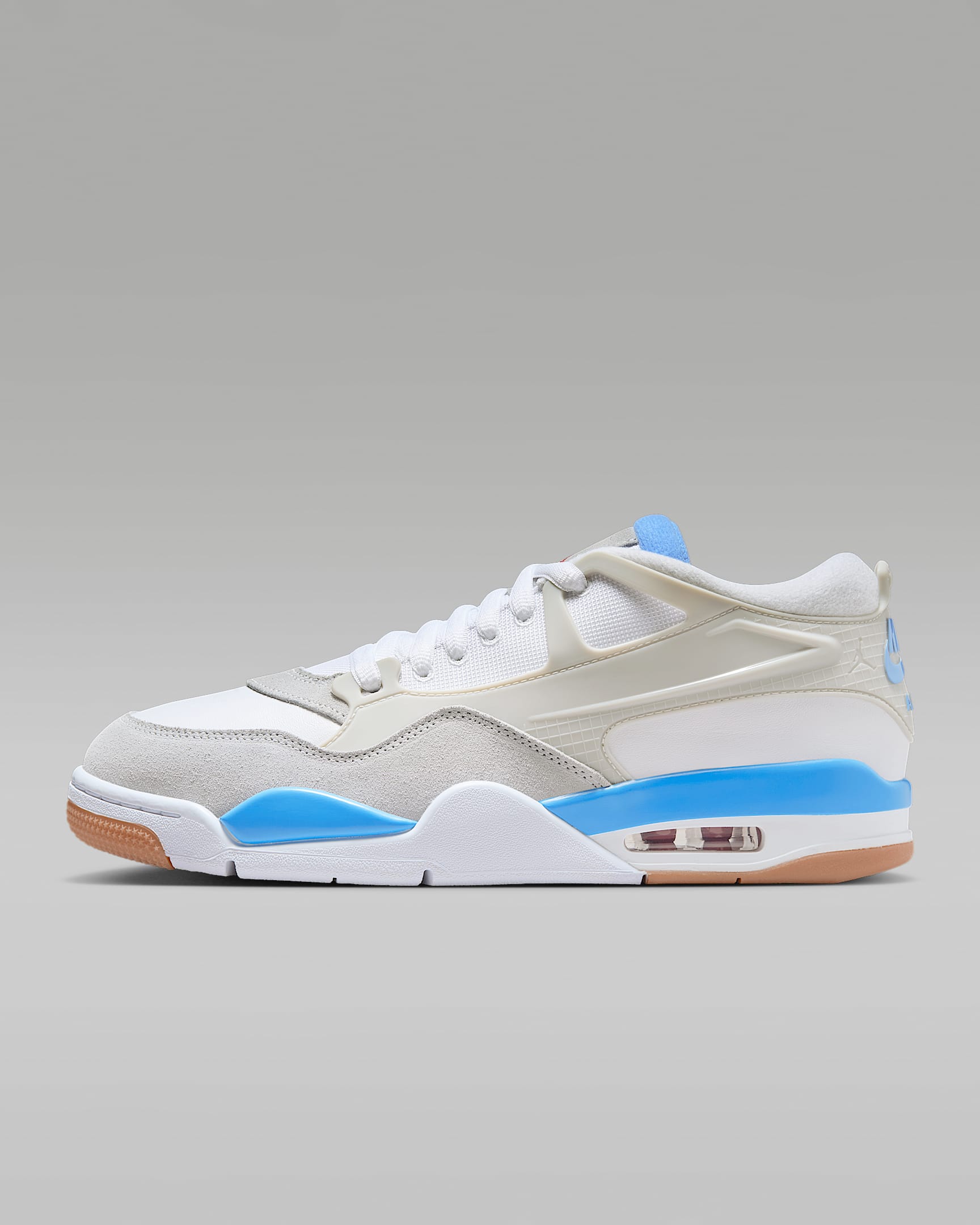 Air Jordan 4 RM 男子运动鞋骑士鞋 - 白色/白色/浅灰