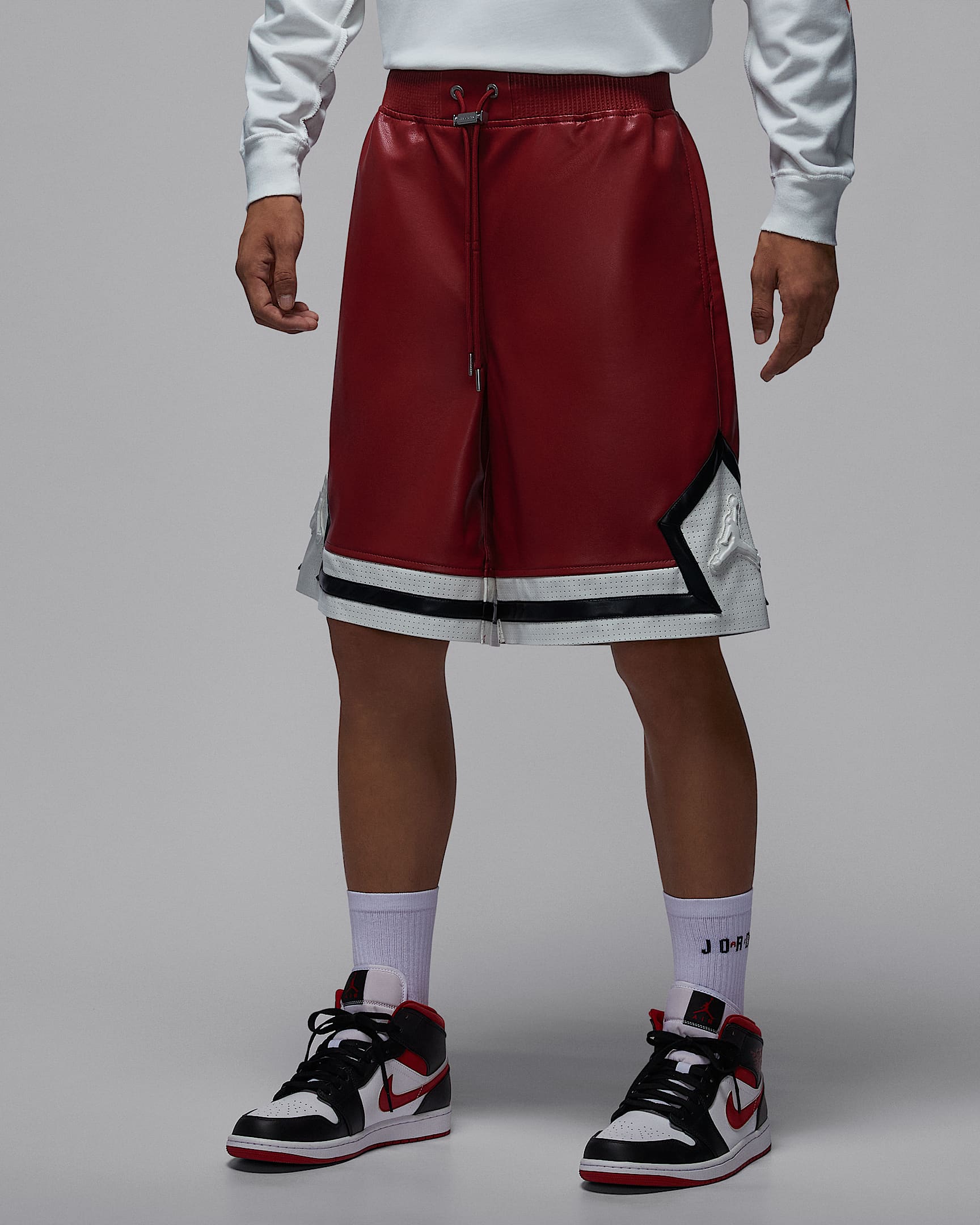 Air Jordan 男子短裤 - Wings Jordan 红/帆白/山脊红