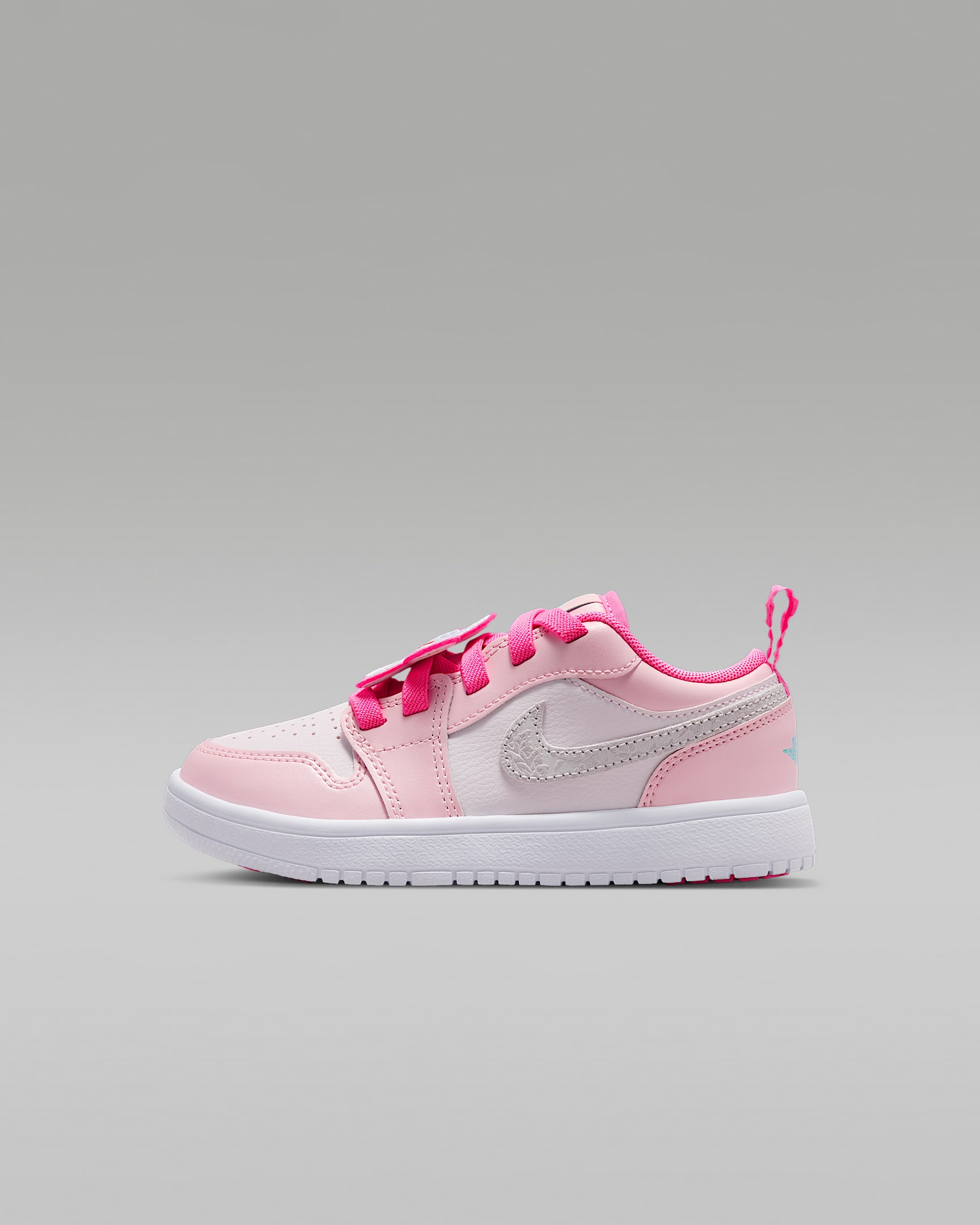 Jordan 1 Low Alt SE 幼童运动鞋 - 霞光粉/樱粉/超级橙/浅绿