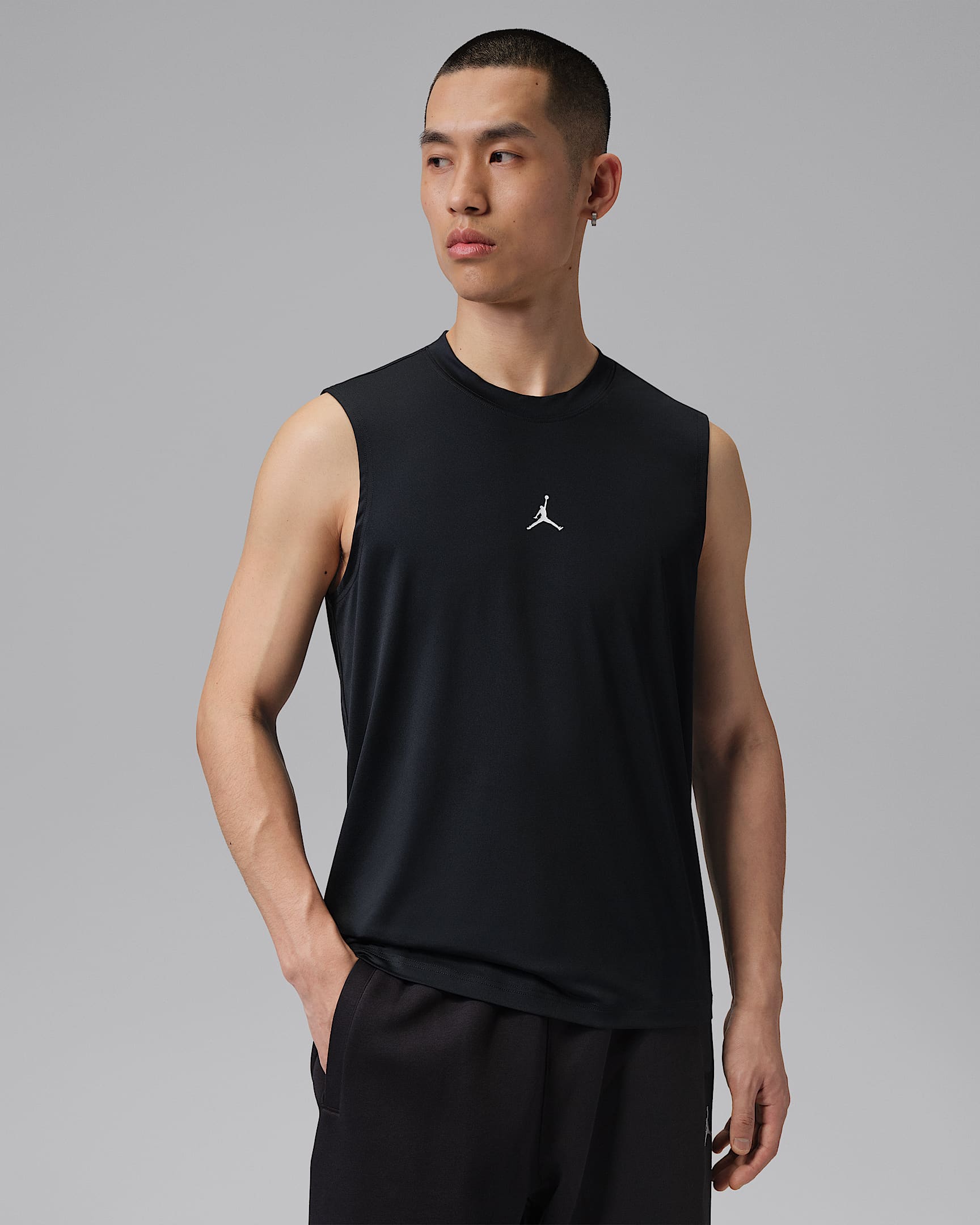 Jordan Sport Essentials Dri-FIT 男子速干无袖上衣 - 黑